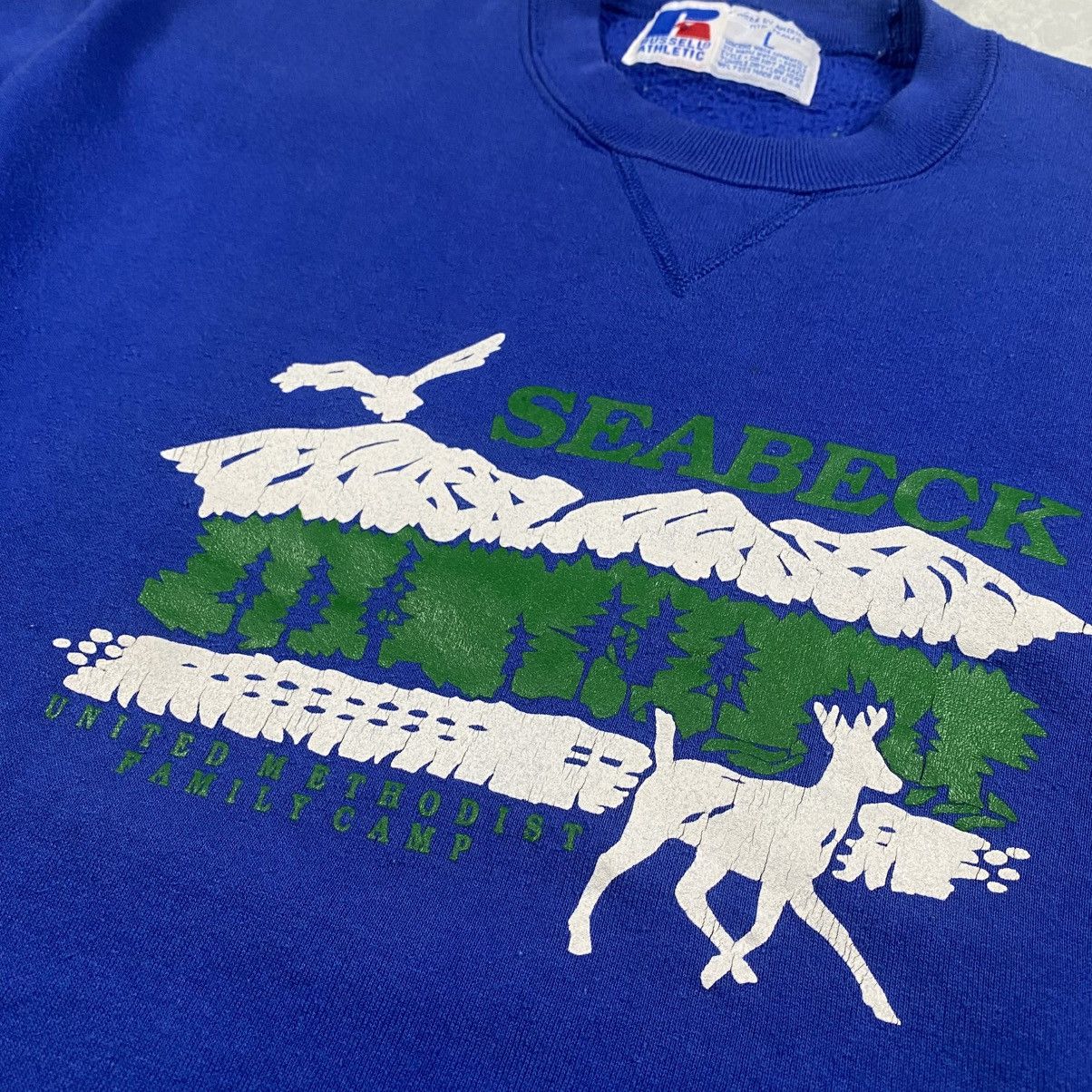 Russell Athletic Vintage y2k Seabeck United Methodist Crewneck Size US L / EU 52-54 / 3 - 3 Thumbnail