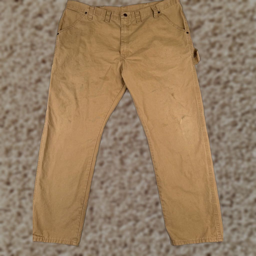 Wrangler Wrangler Jeans Brown Carpenter Fit Mens 44 42x32 Denim Bootcut Size US 44 / EU 60 - 1 Thumbnail