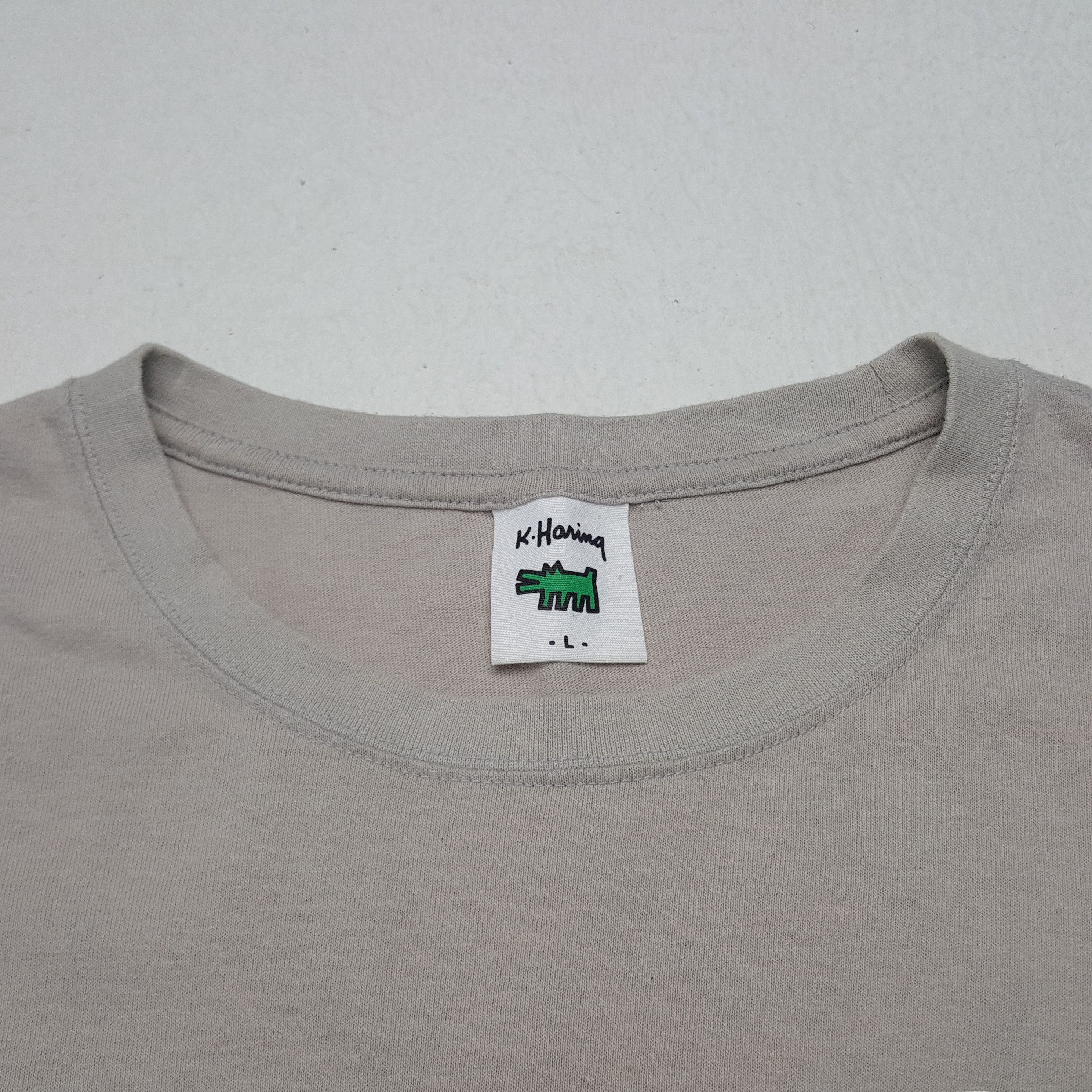 Japanese Brand × Keith Haring × Vintage Vintage Keith Haring American Artists Tshirt Size US L / EU 52-54 / 3 - 5 Thumbnail