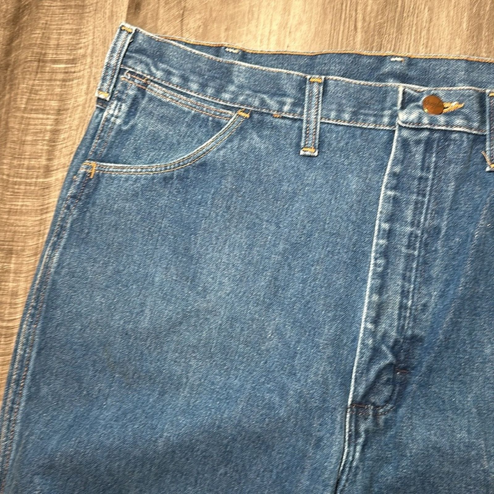 Wrangler Wrangler Vintage Cowboy Cut Slim Regular Fit Jeans - 40x34 Size US 40 / EU 56 - 6 Thumbnail