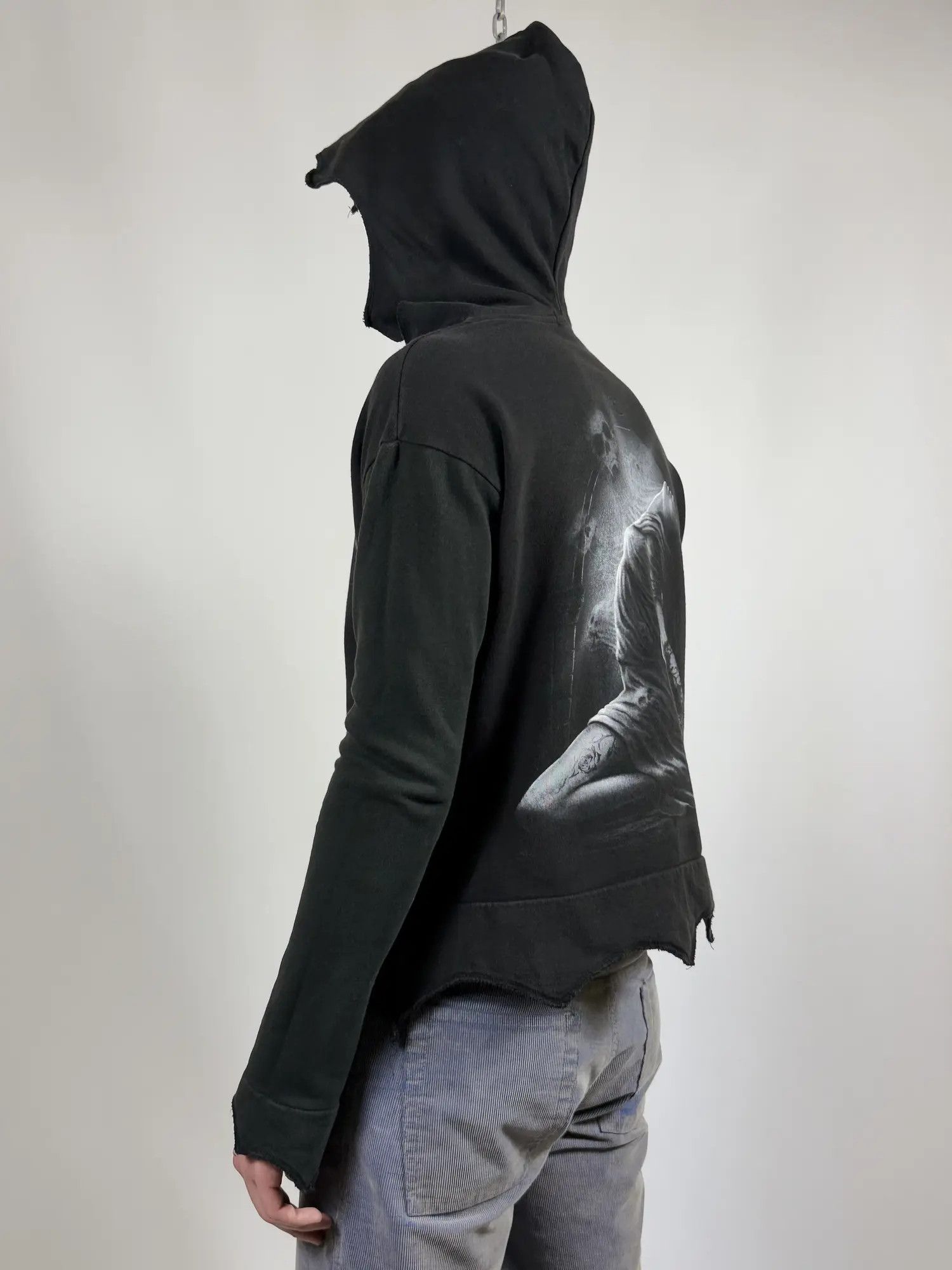 Affliction × Vintage Spiral Y2k opium zip hoodie Rick Owens Size US M / EU 48-50 / 2 - 6 Thumbnail