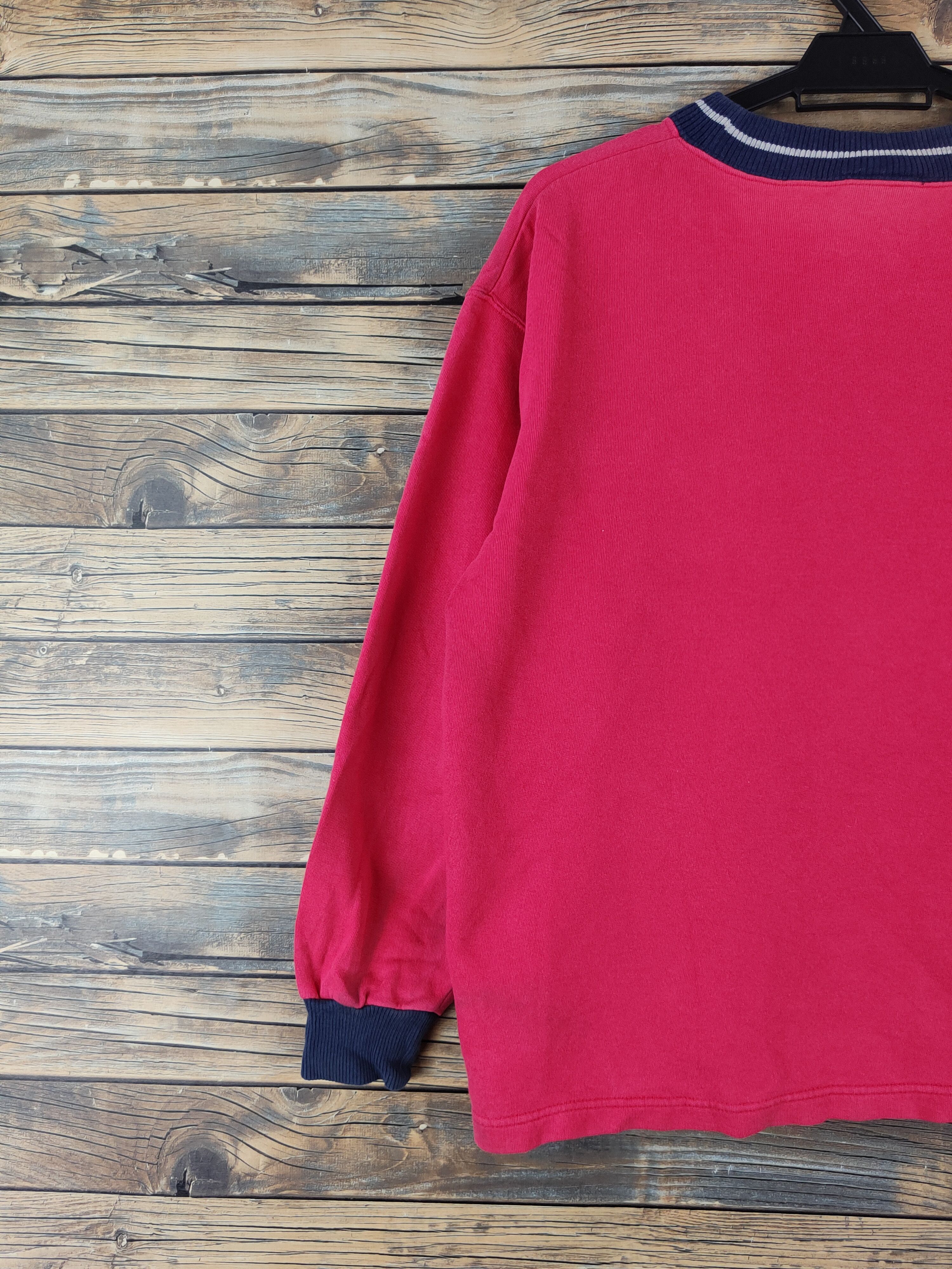 Lacoste × Vintage DL Lacoste vintage Red Sweatshirts #428 Size M / US 6-8 / IT 42-44 - 9 Thumbnail