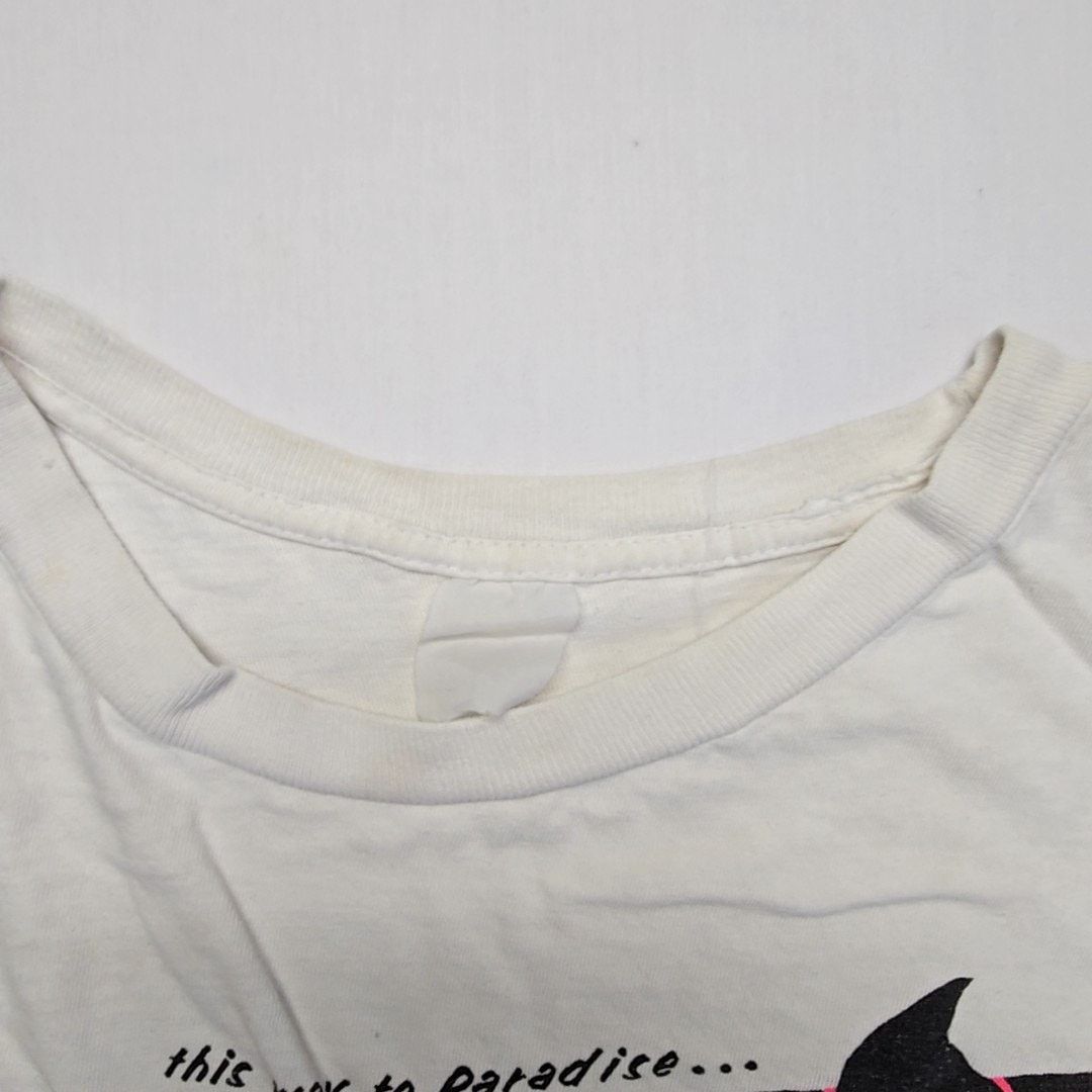 Vintage Vintage Maui Graphic Tee White Cropped Womens Large Shirt Size L / US 10 / IT 46 - 8 Thumbnail