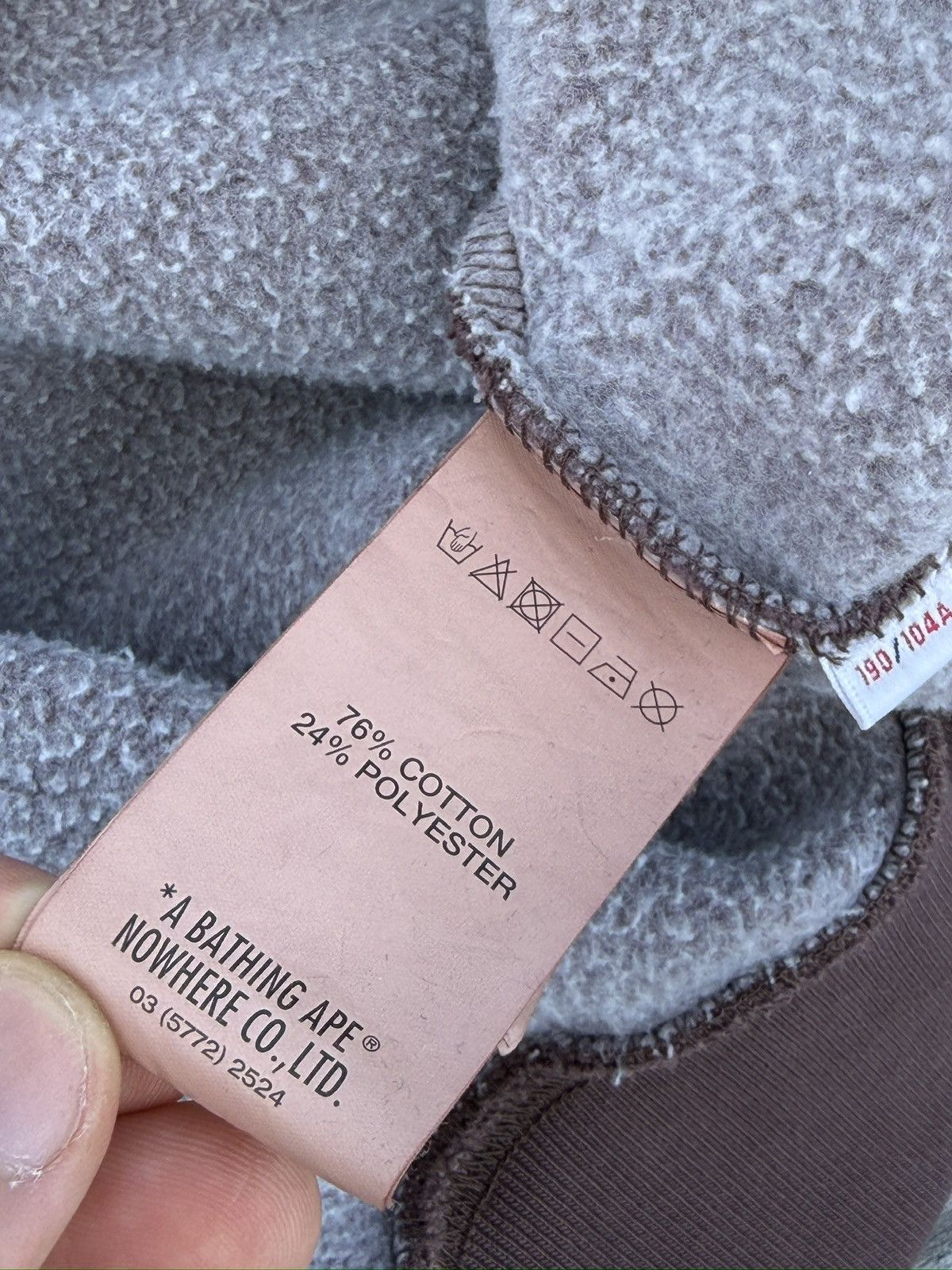 Aape AAPE - BAPE UNVS Hoodie in Brown Size US XL / EU 56 / 4 - 9 Thumbnail