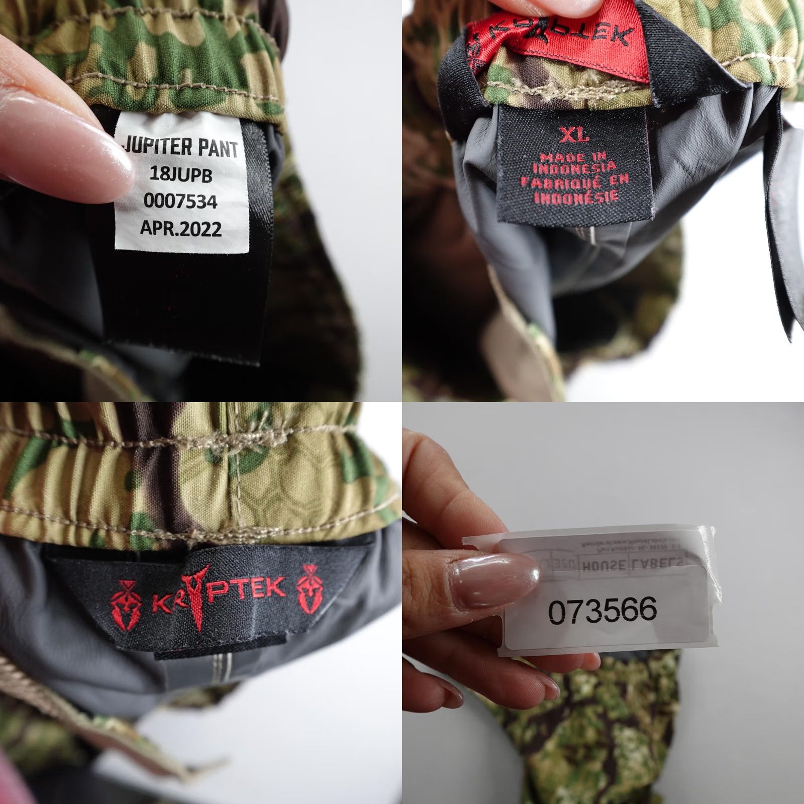 Vintage Kryptek Jupiter Pants Mens XL Green Camo Rain Hunting Obskura Transitional K2 Size US 36 / EU 52 - 9 Thumbnail