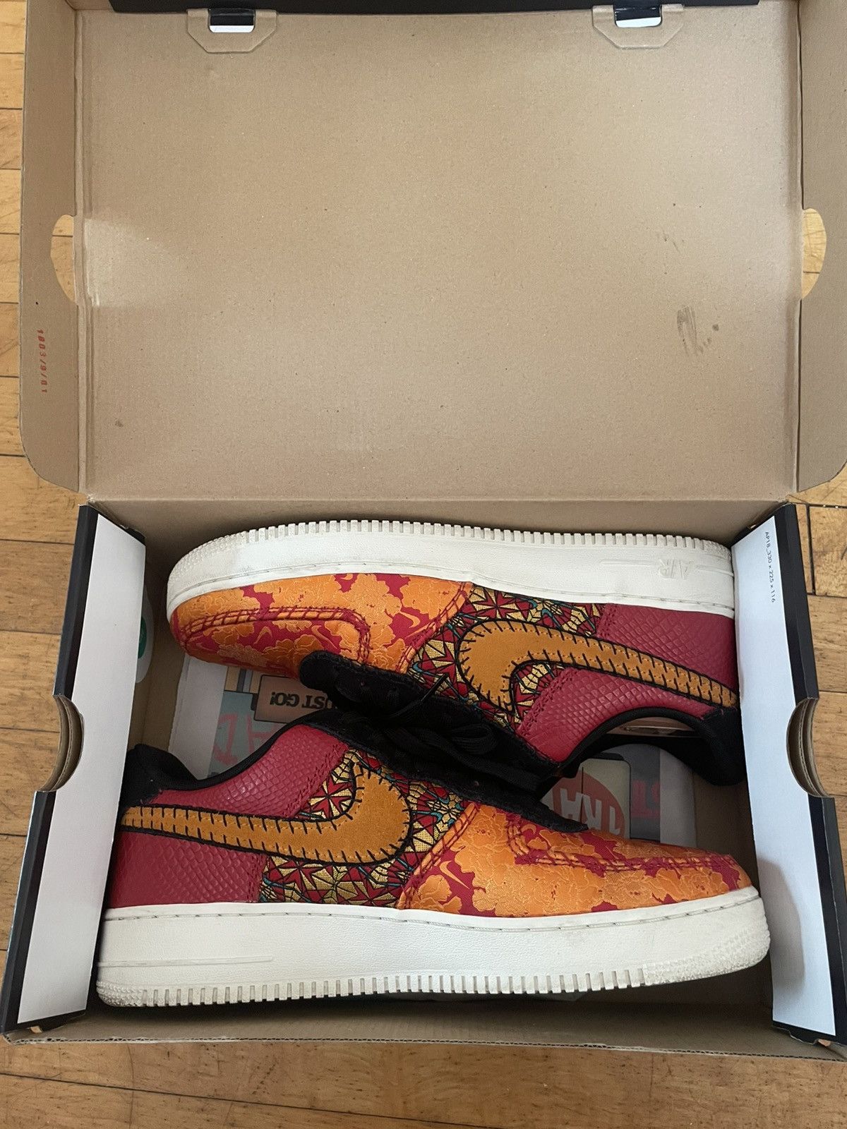 Nike Nike Air Force 1 Low Premium 2019 Chinese New Year Sneakers Size US 10.5 / EU 43-44 - 1 Thumbnail