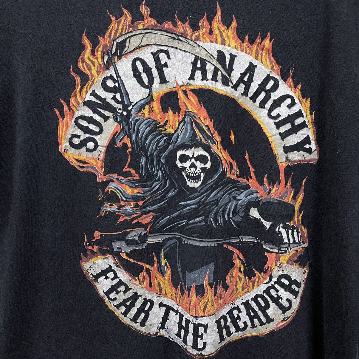 Vintage Son of Anarchy Fear The Reaper Tshirt Size US L / EU 52-54 / 3 - 2 Thumbnail