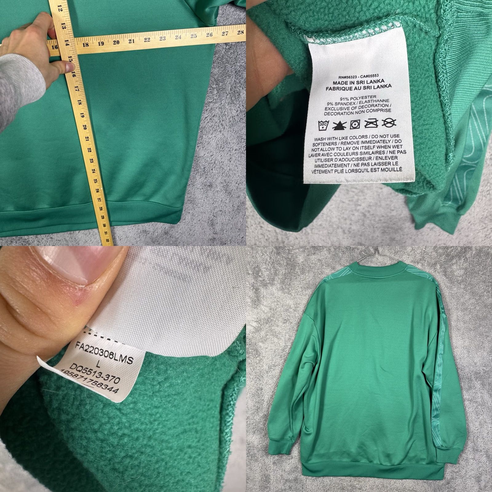 Nike Nike Therma-Fit Tech Sweatshirt Mens L Center Swoosh Logo Tape Pullover Green DQ5513 Size US L / EU 52-54 / 3 - 8 Thumbnail