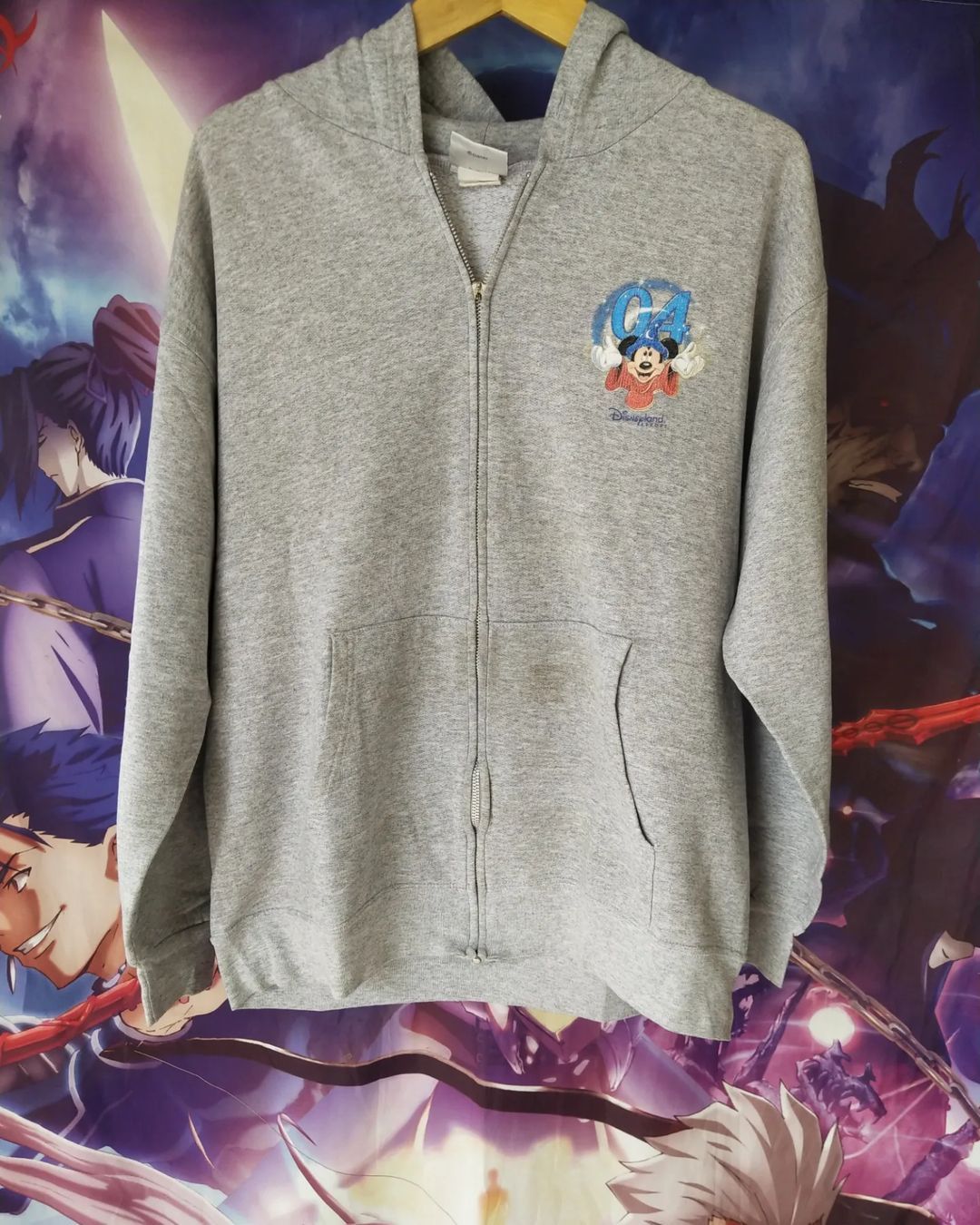 Disney × Vintage Vintage Disney's Mickey Mouse 2004 Disneyland Zipper Hoodie Size US L / EU 52-54 / 3 - 3 Thumbnail
