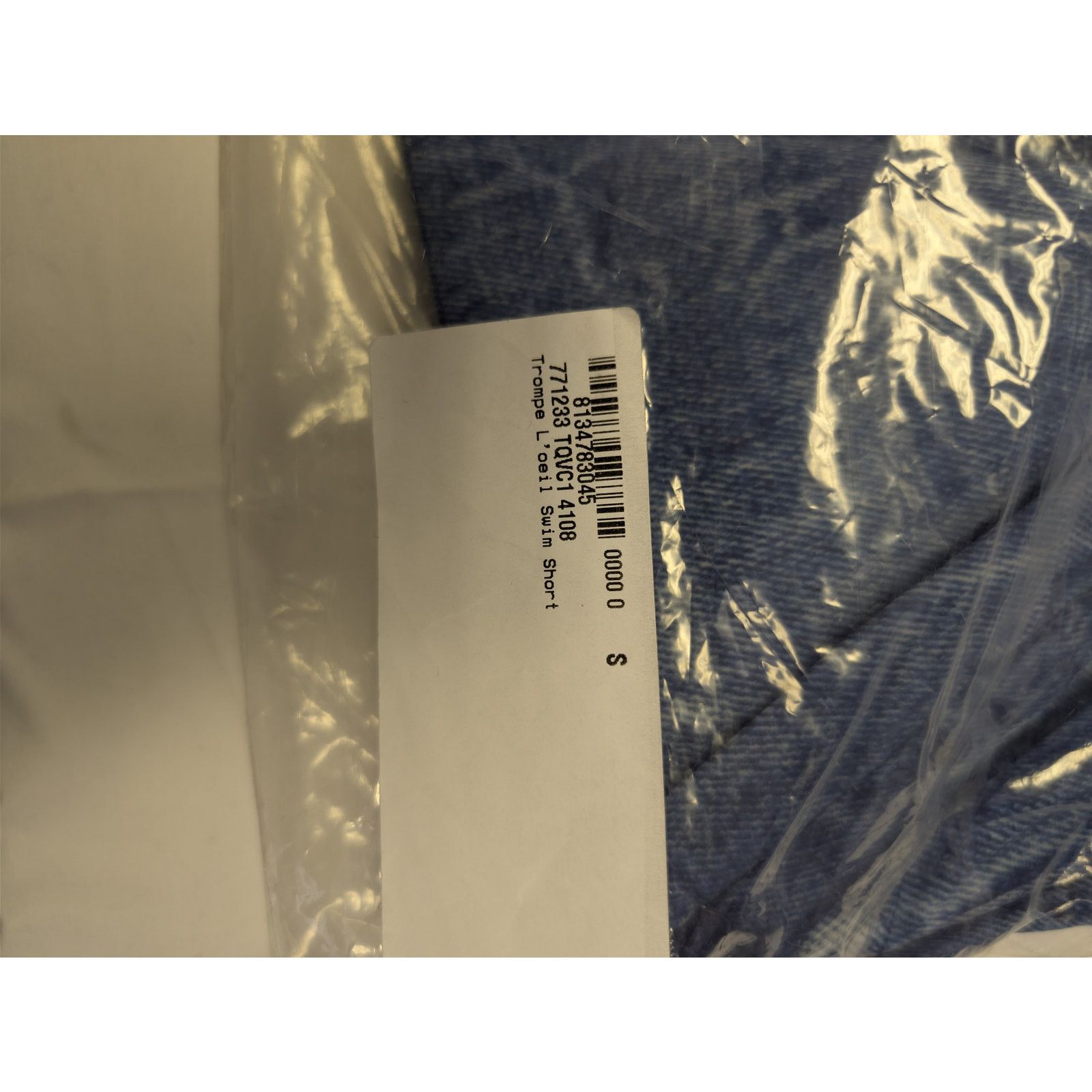 Balenciaga o1rshd1 Trompe L'oeil Swim short in blue Size US 30 / EU 46 - 21 Thumbnail