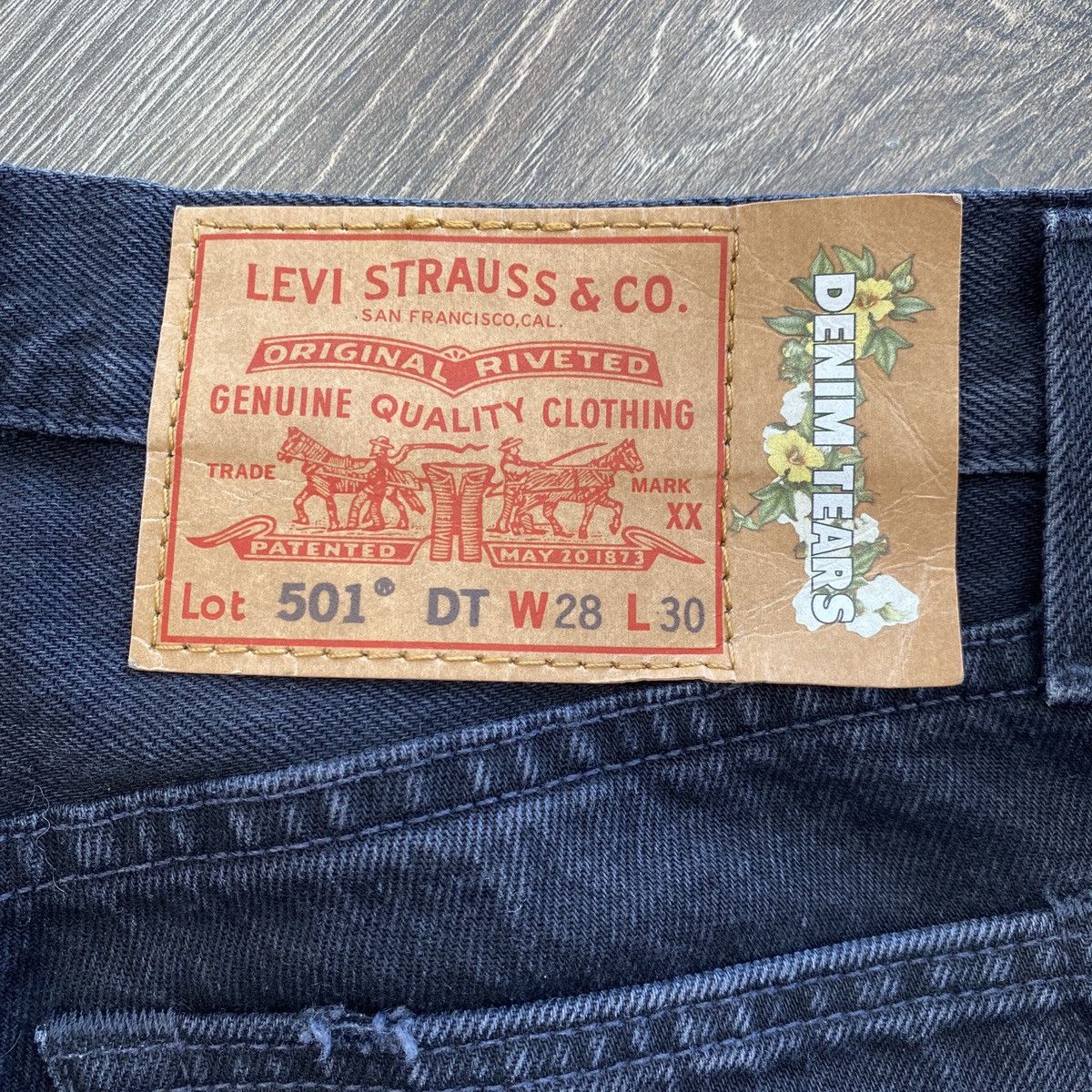 DENIM TEARS × Levi's Denim Tears x Levi’s (blk) Denim Pant Size US 28 / EU 44 - 24 Thumbnail