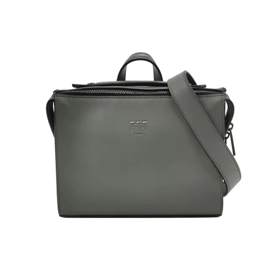 Fendi FENDI Lui mini green cowhide leather quilted crossbody bag detachable strap Size ONE SIZE - 1 Thumbnail
