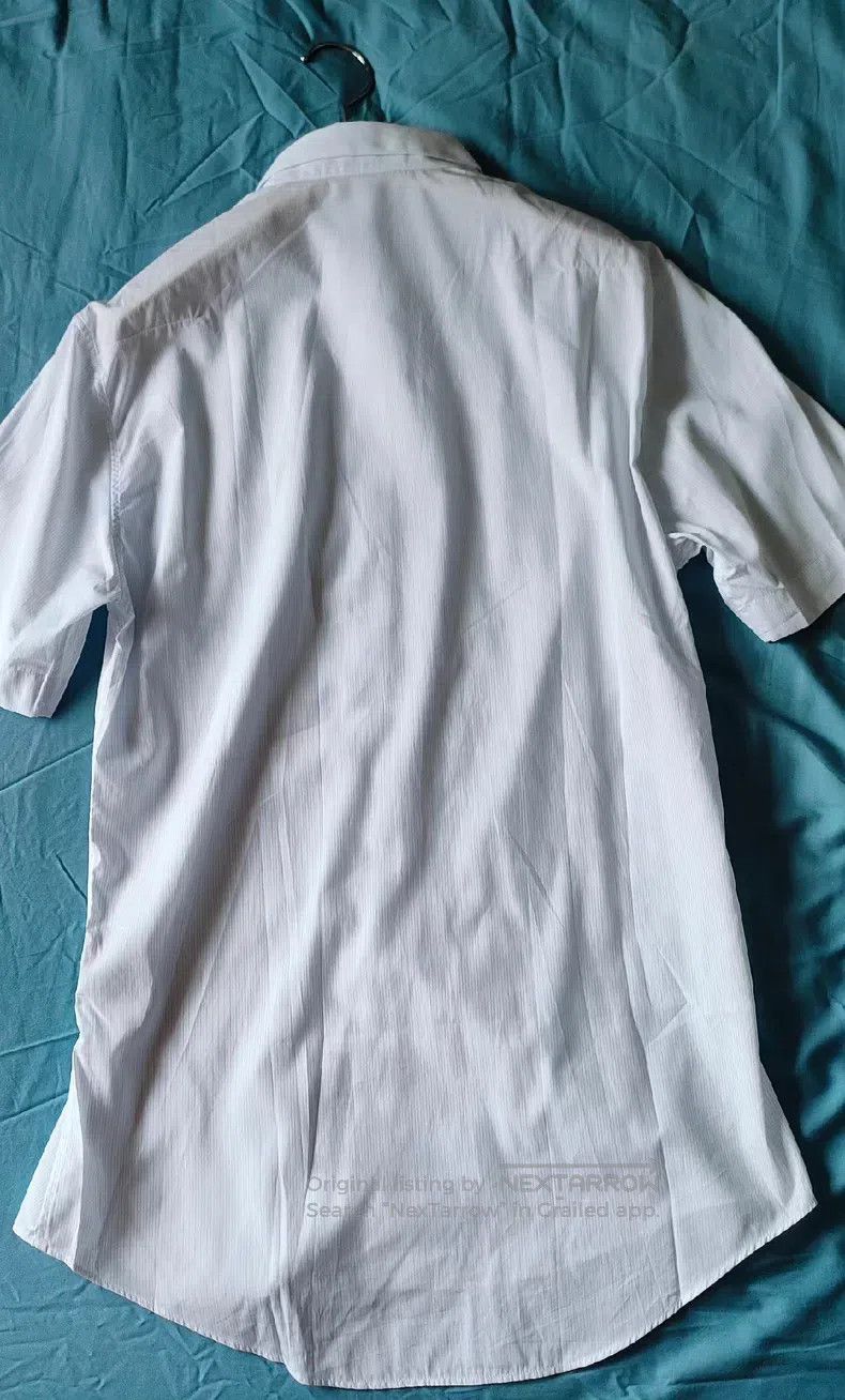 Dior Dior Size39 White striped short-sleeved shirt Size US XXS / EU 40 - 2 Thumbnail