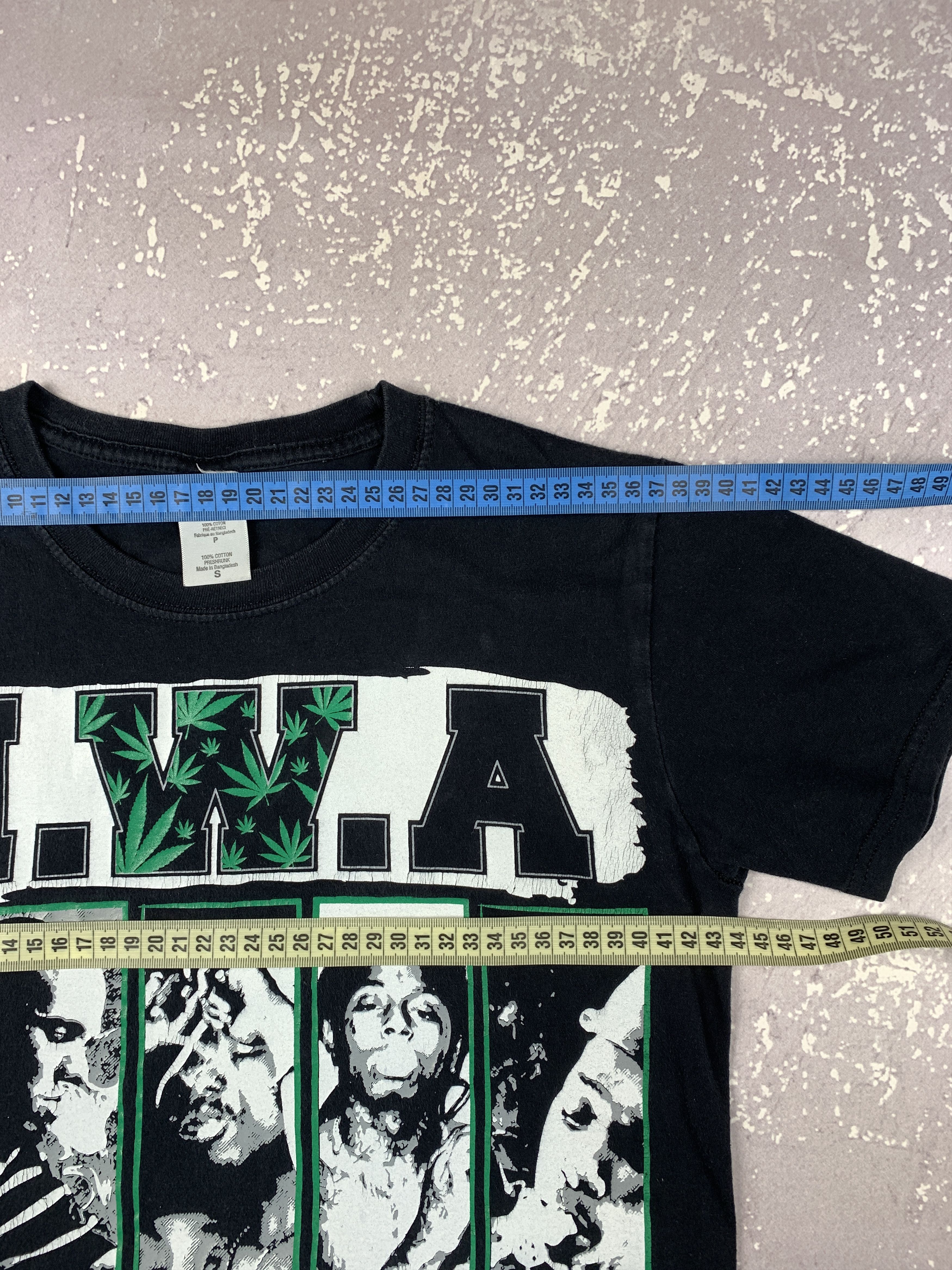 Lil Wayne × Rap Tees × Snoop Dogg Vintage Y2K NWA Smoke Weed T Shirt 2Pac Lil Wayne Mac Miller Size US S / EU 44-46 / 1 - 8 Thumbnail