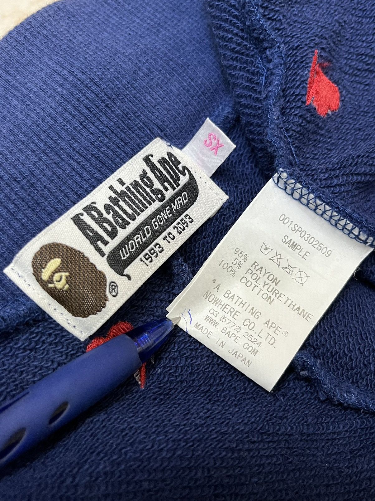 Bape SICK🔥BATHING APE BAPE EMBROIDERY LOGO SAMPLE HAREM PANT Size 34" / US 12 / IT 48 - 12 Thumbnail