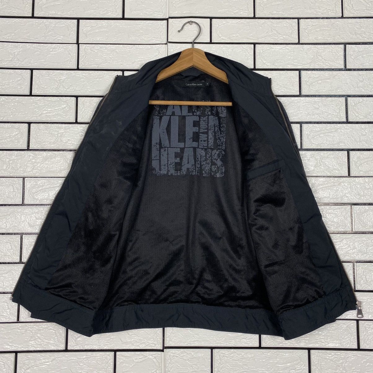 Calvin Klein 📌Vintage Zipper Bomber Jacket Calvin Klein Jeans Size US M / EU 48-50 / 2 - 14 Thumbnail