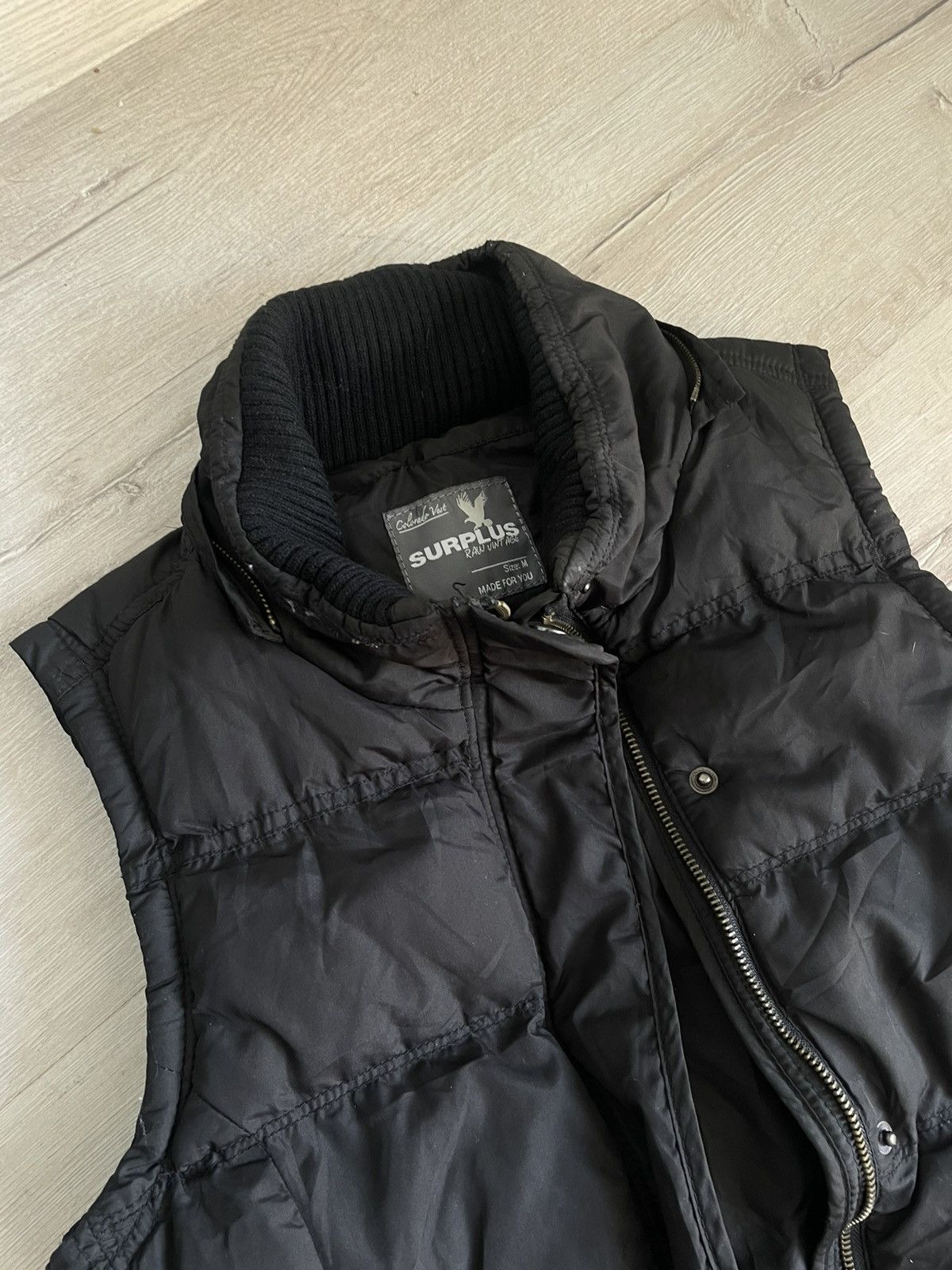 Japanese Brand Vintage Military Surplus Nylon Goose Down Vest Y2k Size M / US 6-8 / IT 42-44 - 8 Thumbnail