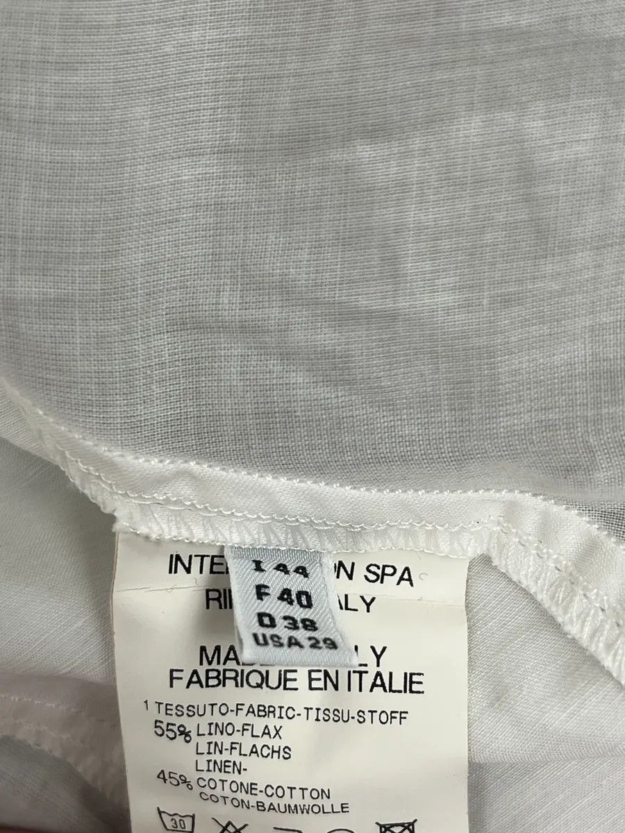 Marithe + Francois Girbaud 2000s Marithé et François Girbaud White Cargo Pocket Jacket Size XS / US 0-2 / IT 36-38 - 13 Thumbnail