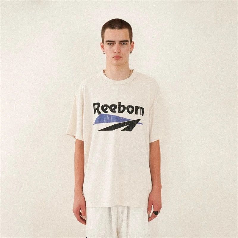 Japanese Brand REEBORN Crack Print Vintage Shirt Size US XL / EU 56 / 4 - 3 Thumbnail