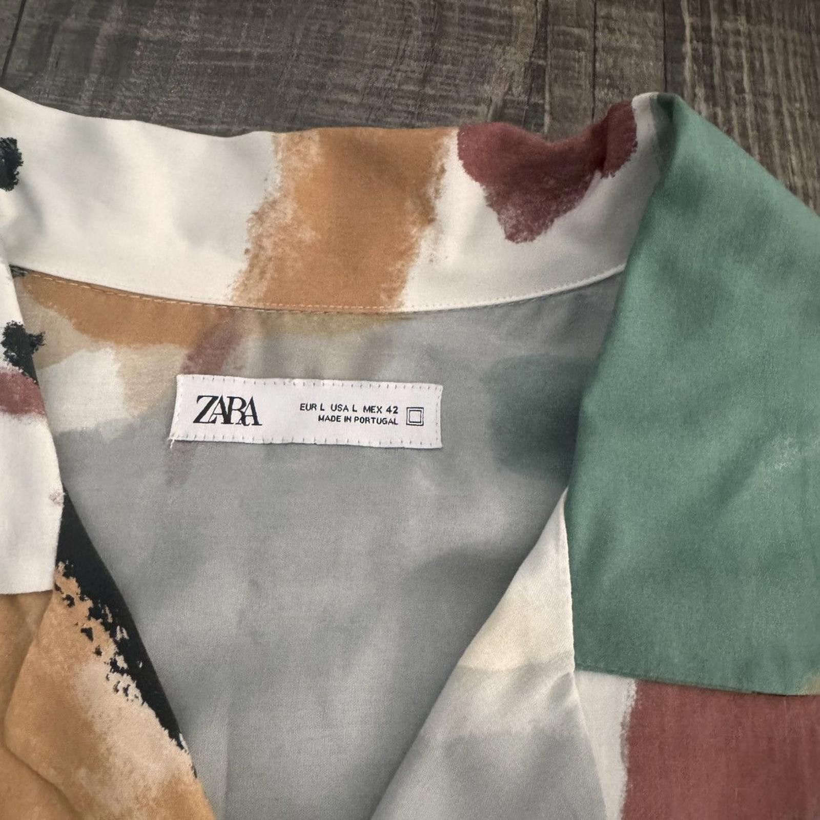Zara ZARA • Hawaiian Shirt (L) Size US L / EU 52-54 / 3 - 2 Thumbnail