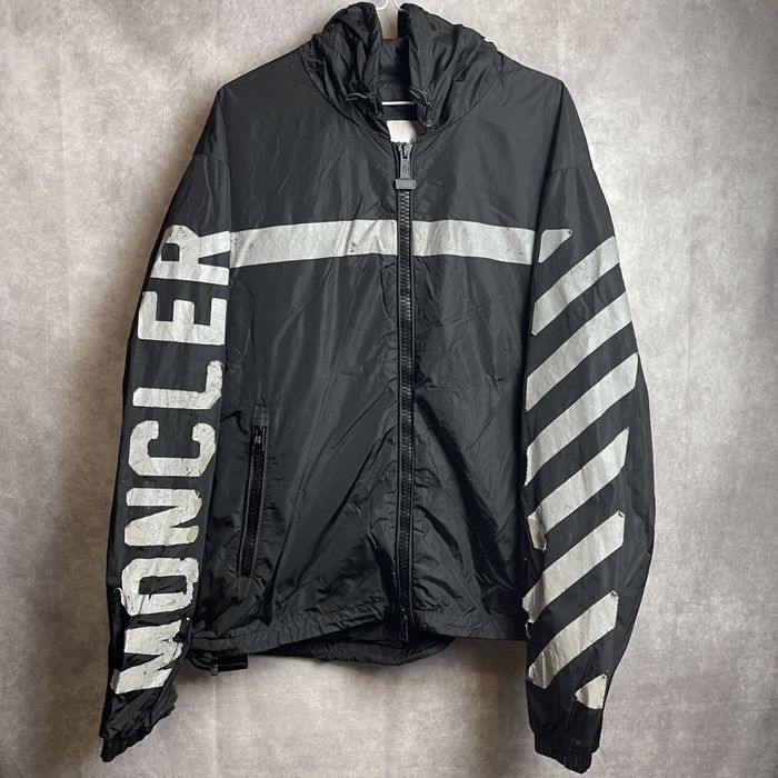 Moncler off white clearance windbreaker