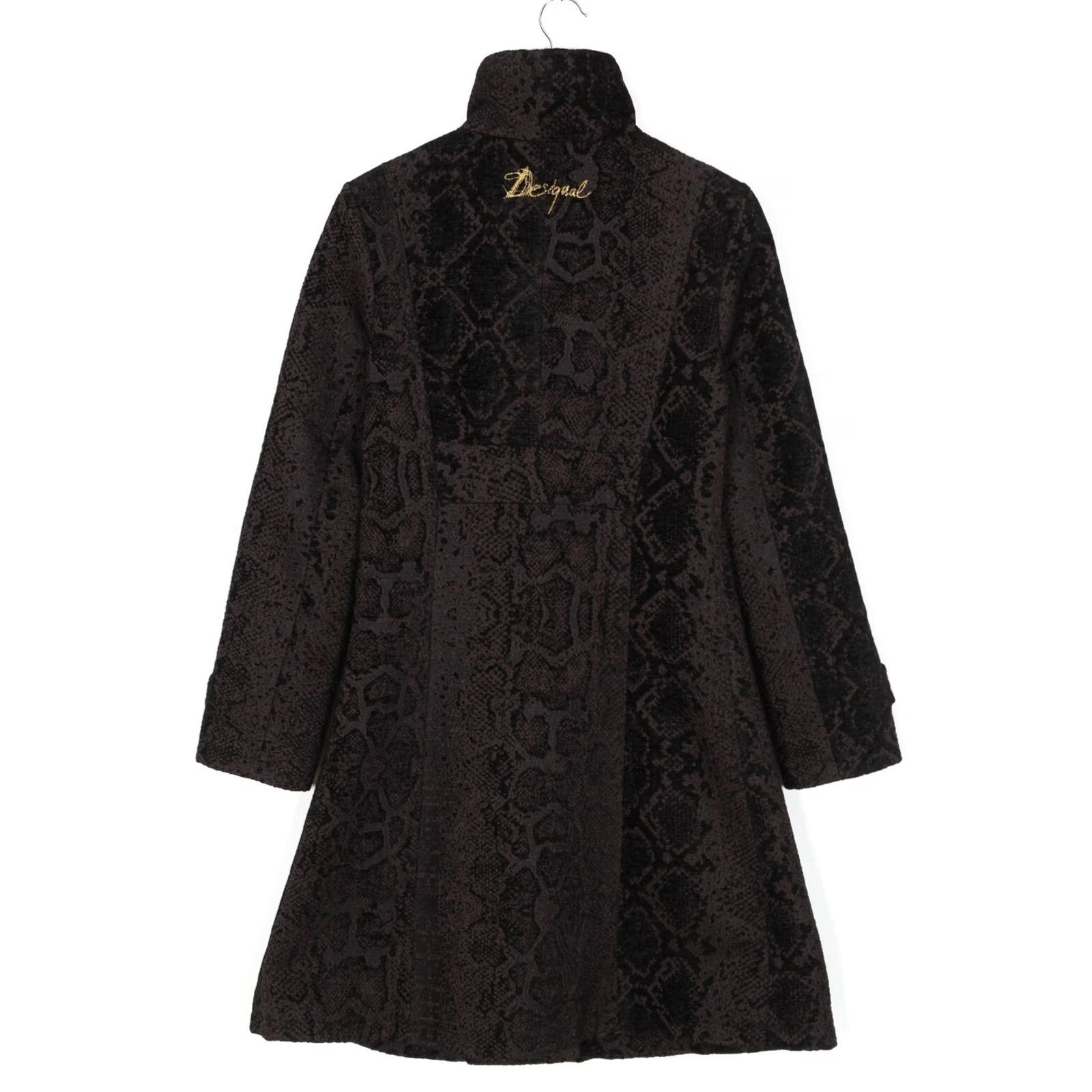 Desigual DESIGUAL Coat Snake Patterned Women Size 40 MJ5531 Overcoat Cardigan? (No new info) Size S / US 4 / IT 40 - 4 Thumbnail
