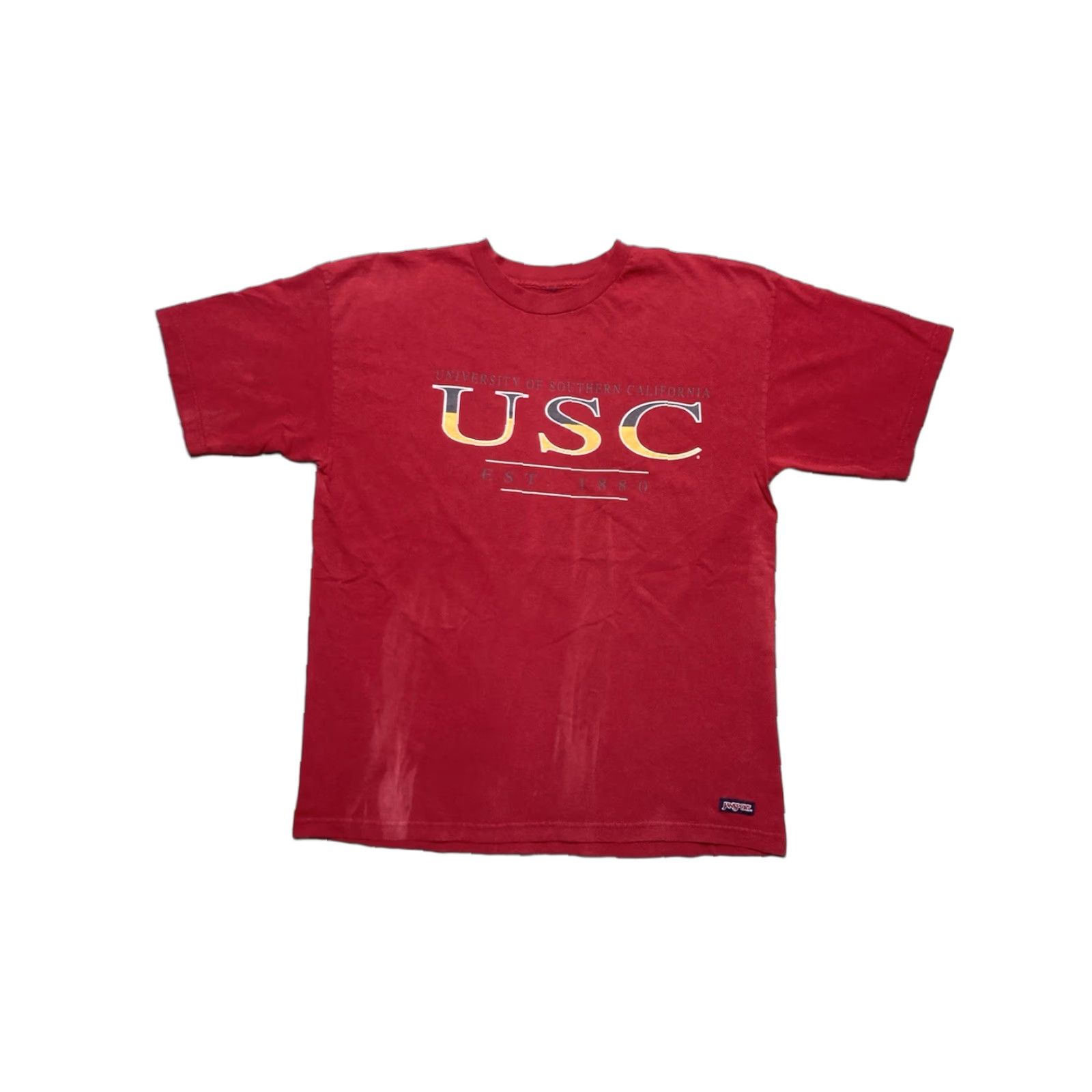 Jansport VINTAGE USC Trojans T-Shirt JanSport Men XL Red California University College faded XX-Large? Size US XL / EU 56 / 4 - 1 Thumbnail