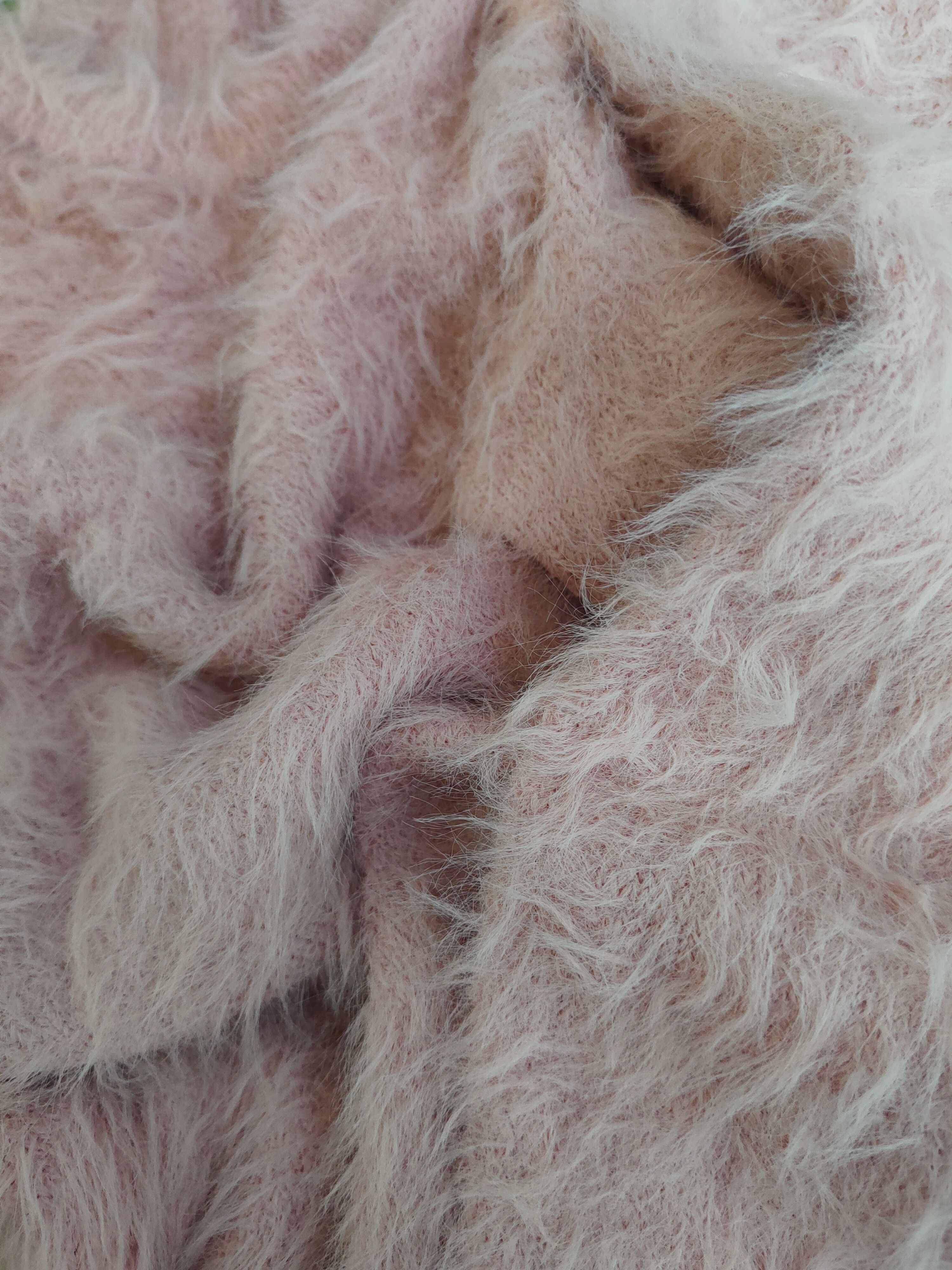 Japanese Brand DL Browny Standard Pink Fur Mohair Knitwear #46-1010 Size M / US 6-8 / IT 42-44 - 11 Thumbnail