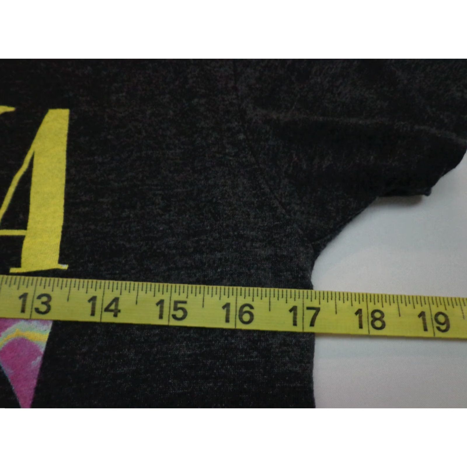 Logo 7 Nirvana T-Shirt Heather Gray Logo Smiley Face Graphic Print Women's M Shirt Crew Neck Short Sleeve Modern Rock Music Regular Fit Johnny? Size M / US 6-8 / IT 42-44 - 3 Thumbnail
