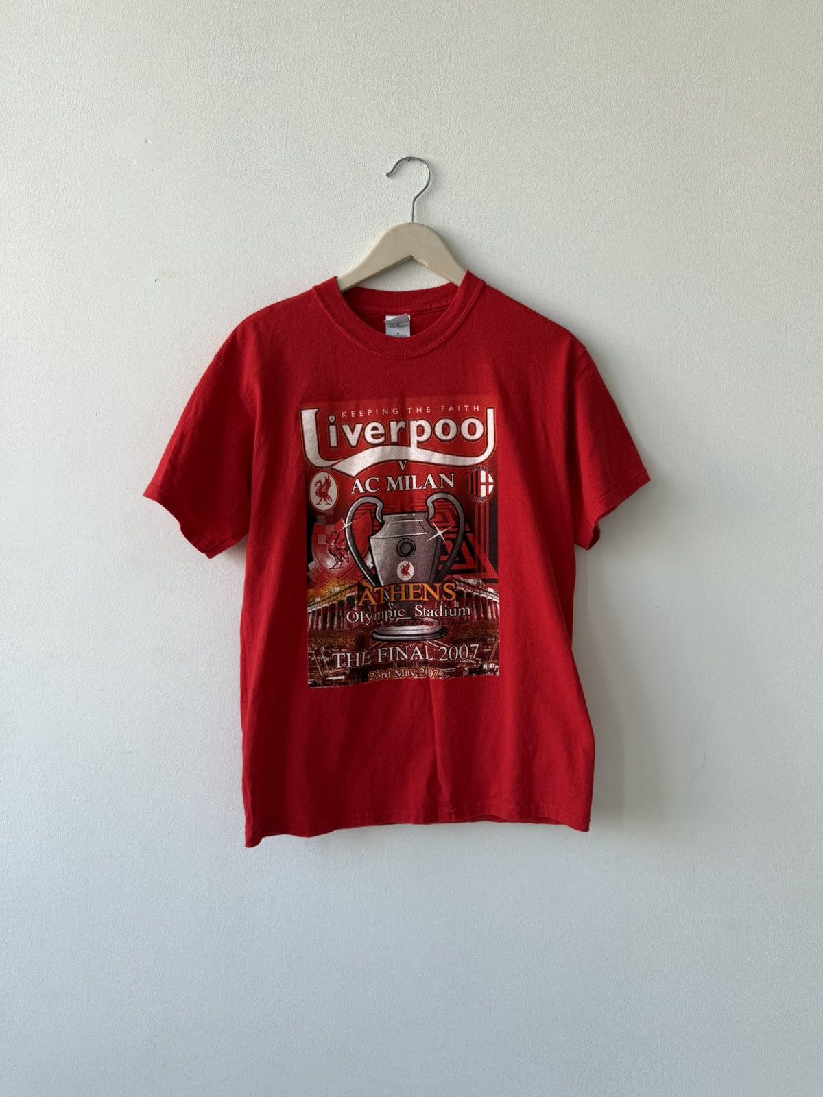 Vintage Liverpool-AC Milan 2007 Champions League Final T Shirt Size US M / EU 48-50 / 2 - 1 Thumbnail