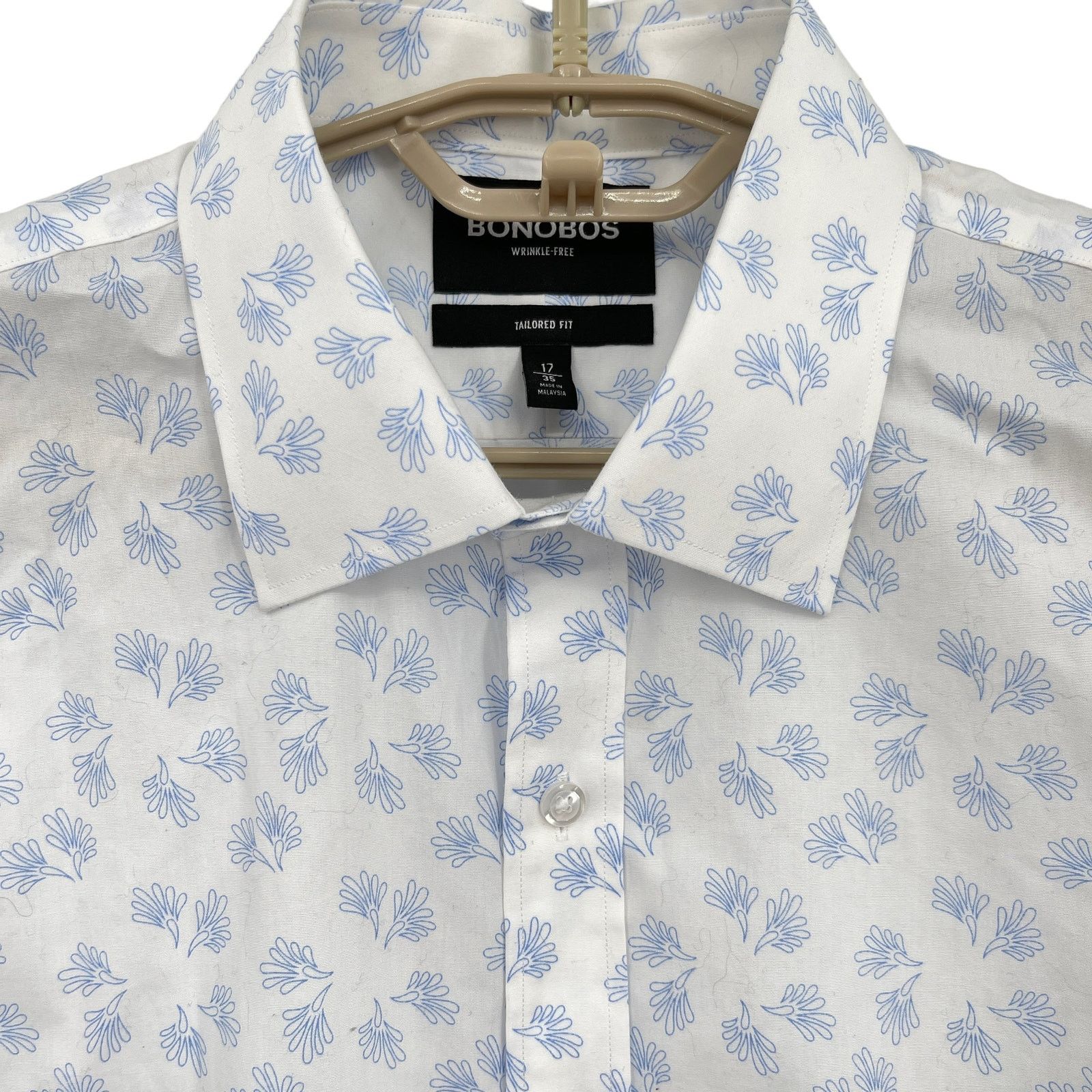 Bonobos Bonobos Button Down Shirt Tailored Fit Wrinkle Free 17/35 Size US L / EU 52-54 / 3 - 4 Thumbnail
