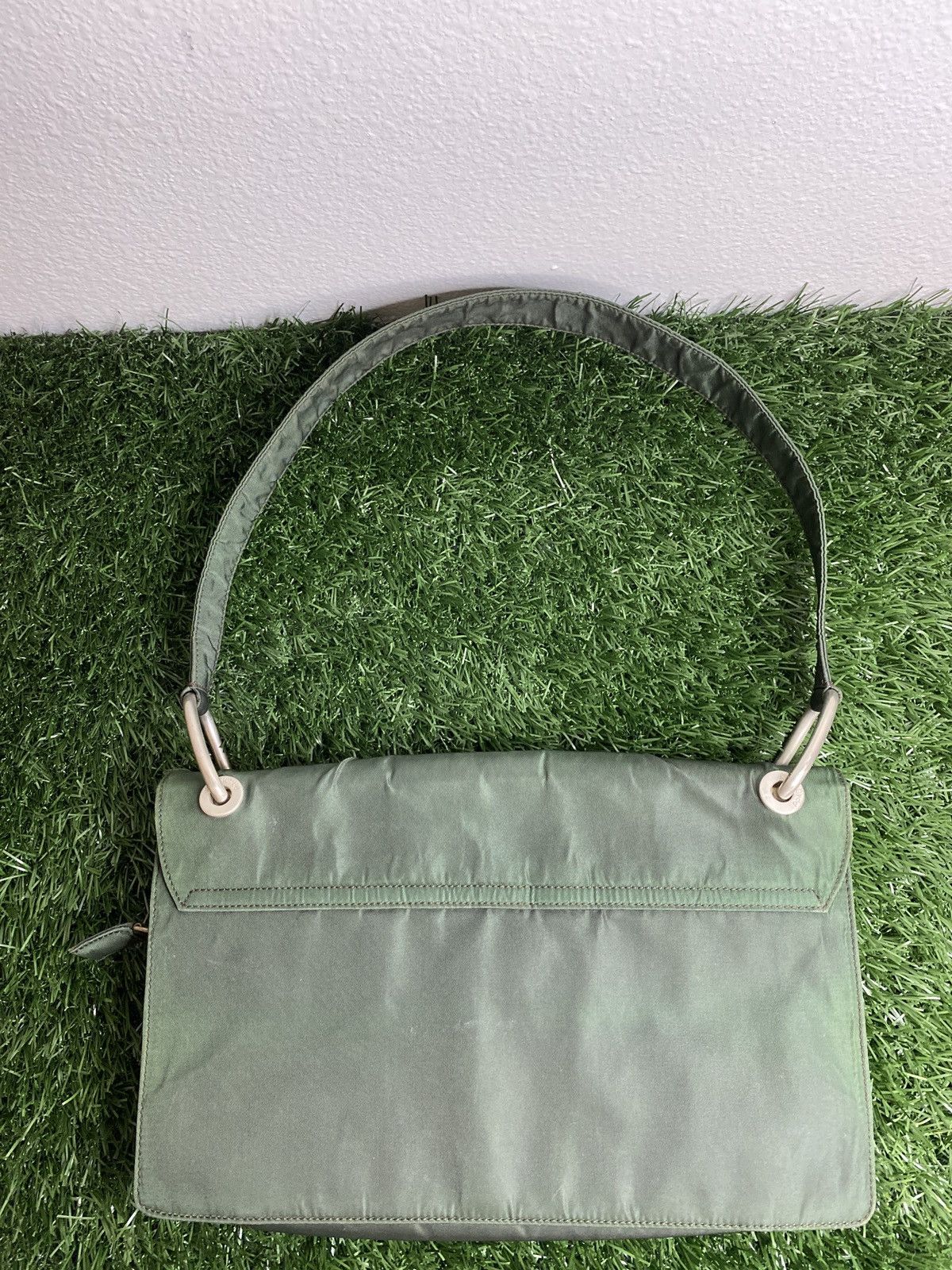 Prada Prada Nylon Rare Single Flap Shoulder Bag Size ONE SIZE - 4 Thumbnail