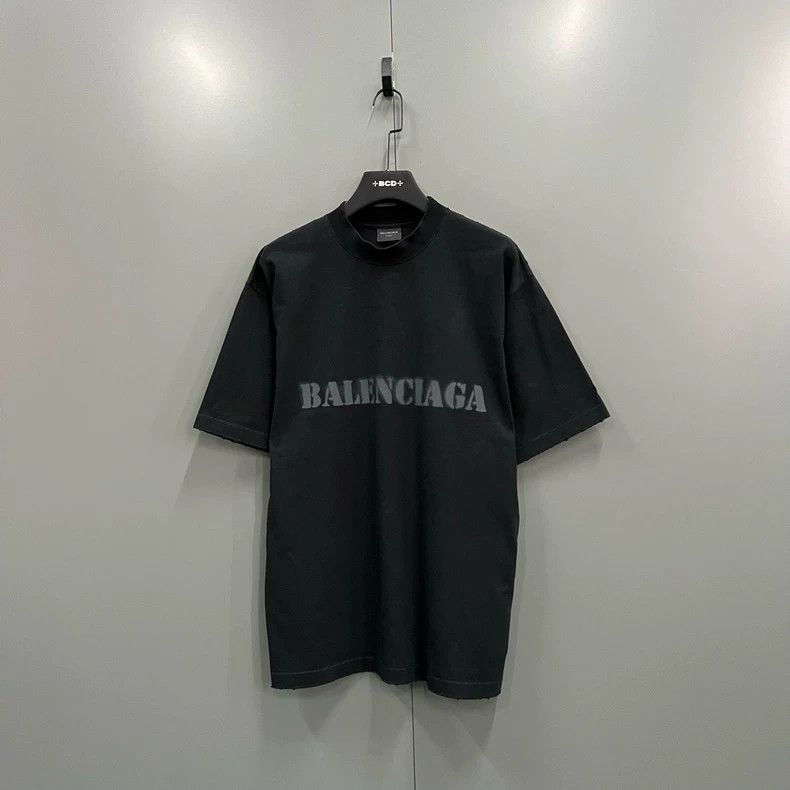 Balenciaga Balenciaga Black front letter printed short sleeves Size US XS / EU 42 / 0 - 1 Thumbnail
