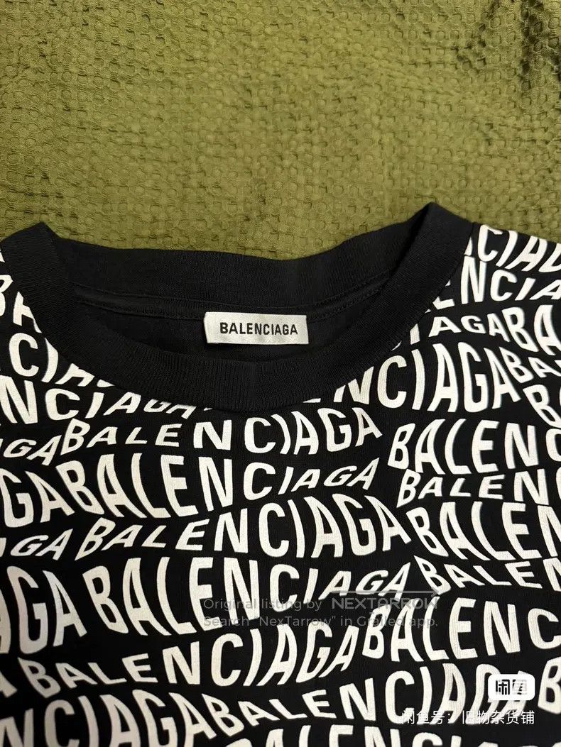 Balenciaga Balenciaga Long Sleeve Full Logo T-Shirt Size US XS / EU 42 / 0 - 3 Thumbnail