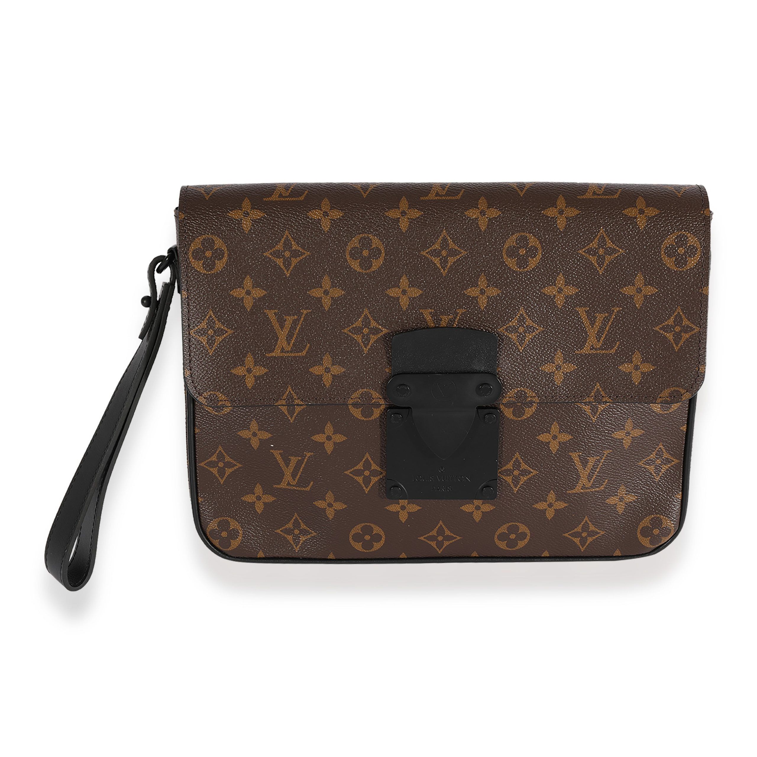 Louis Vuitton Monogram Canvas S Lock A4 Pouch