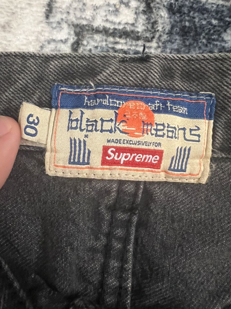 Blackmeans × Supreme Supreme x Blackmeans AW23 mended jeans Size US 30 / EU 46 - 2 Thumbnail
