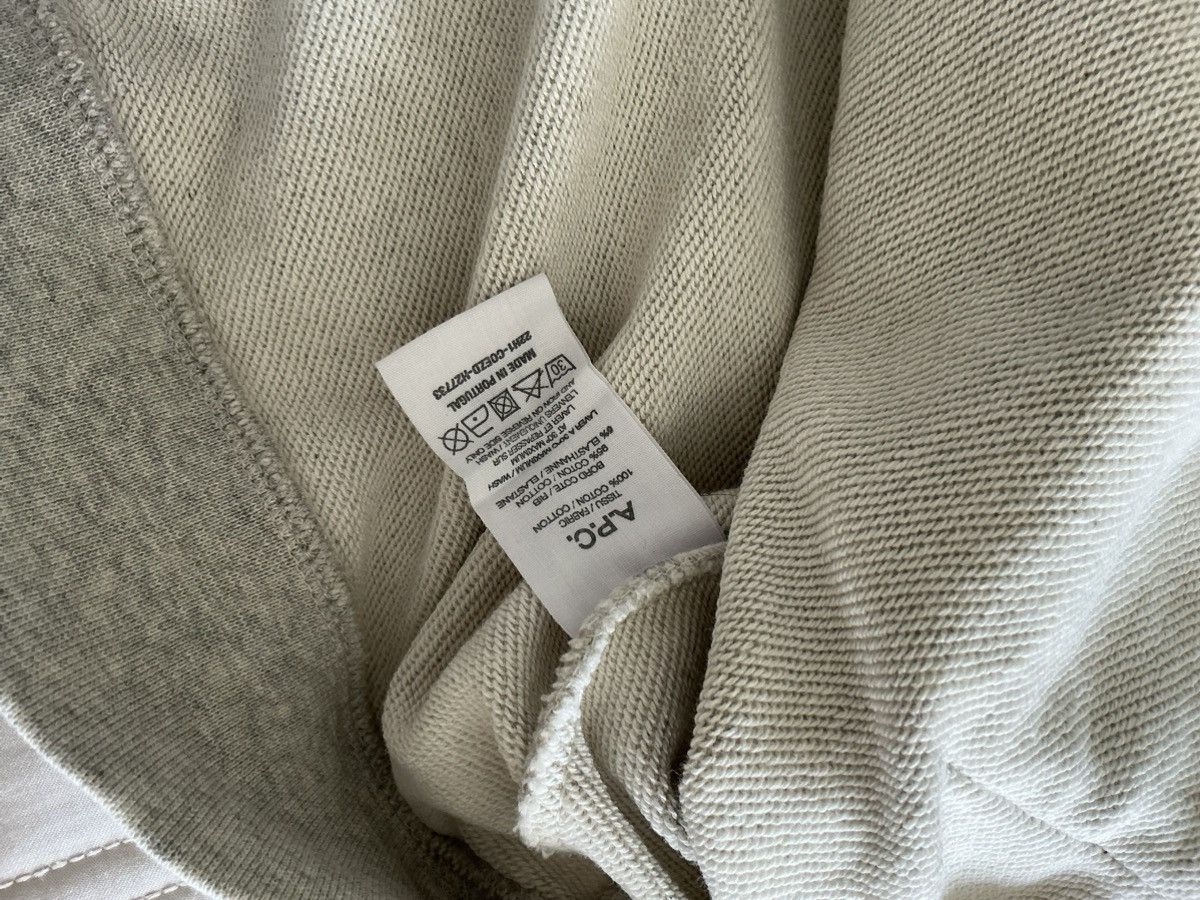 A.P.C. A.P.C. Marvin Logo Hoodie Gray Size M Size US M / EU 48-50 / 2 - 5 Thumbnail