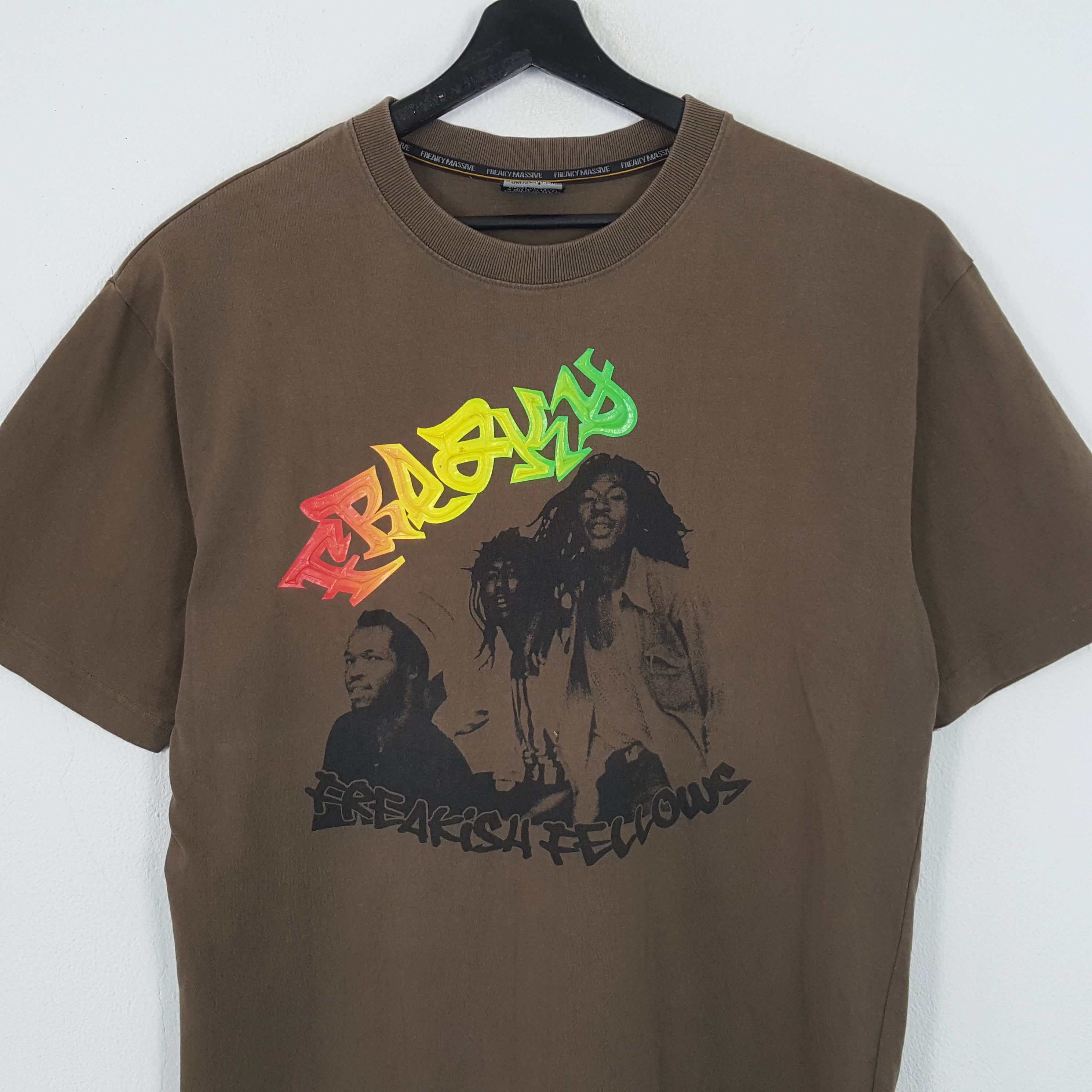 Band Tees × Rap Tees × Vintage FREAKISH FELLOWS Reggae Singer Music Tshirt Size US XL / EU 56 / 4 - 2 Thumbnail