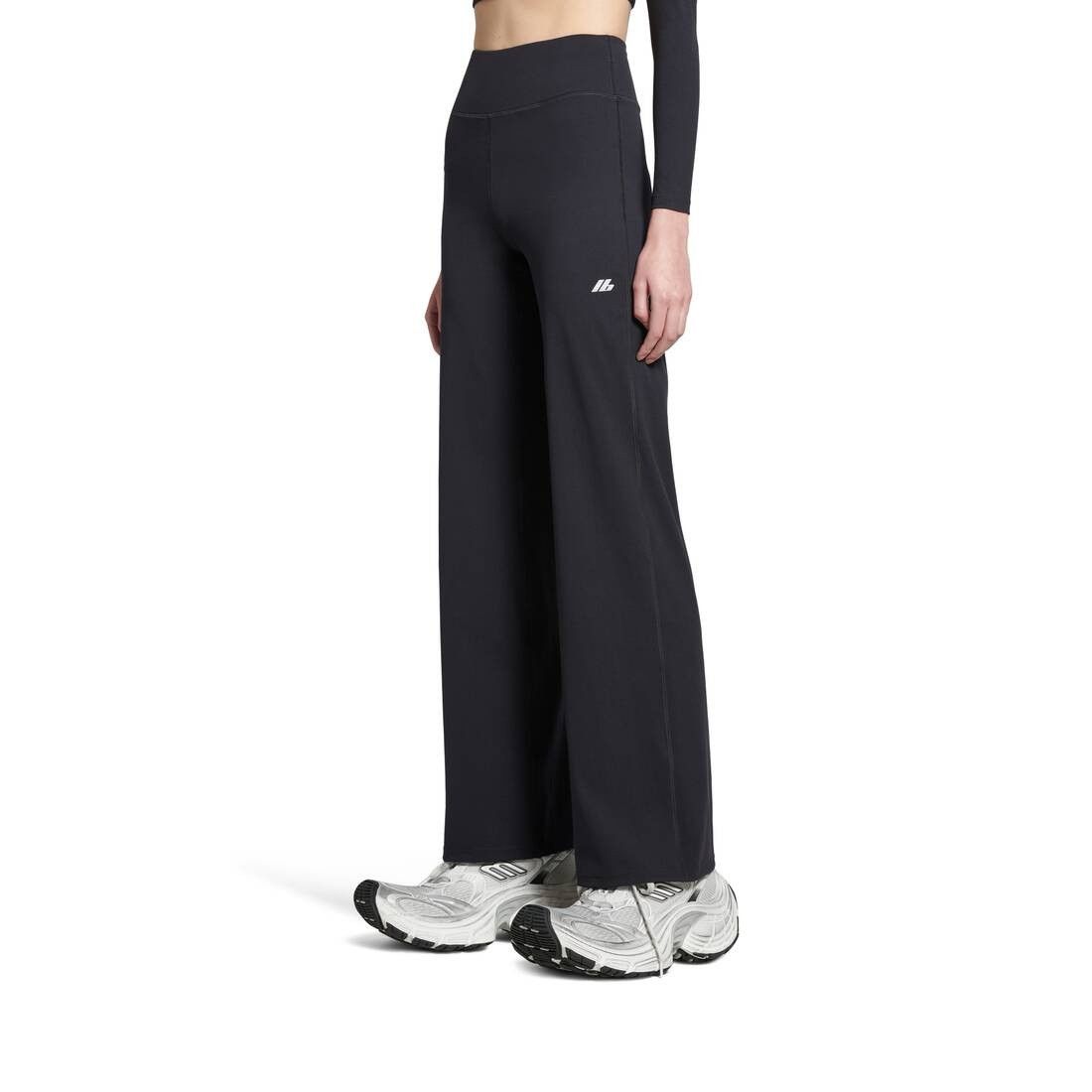 Balenciaga o1bcso1str0426 Activewear Flared Slim Pants in Black Size 27" / US 4 / IT 40 - 5 Thumbnail