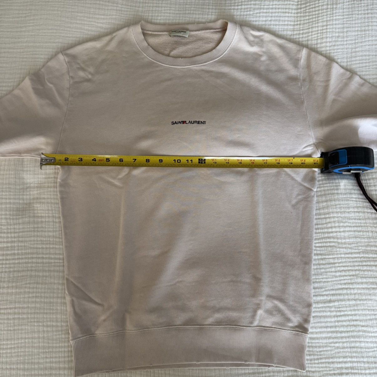 Saint Laurent Paris Saint Laurent Paris Sweatshirt - Light Pink - Size S Size US S / EU 44-46 / 1 - 9 Thumbnail