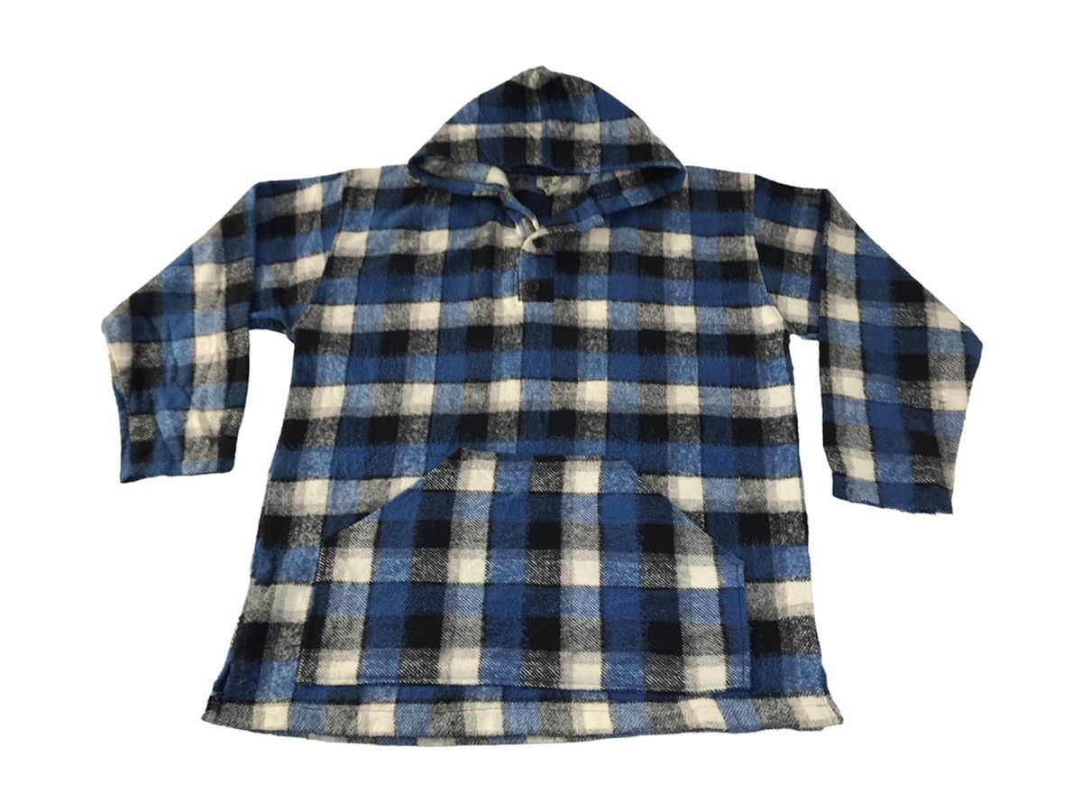 Flannel Oak Pointer Flannel Hooded Jacket Big Pocket Plaid Checked Size US L / EU 52-54 / 3 - 1 Thumbnail