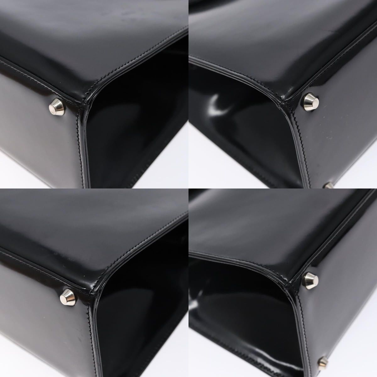 Dior DIOR Hand Bag Leather Black Gold Size ONE SIZE - 10 Thumbnail
