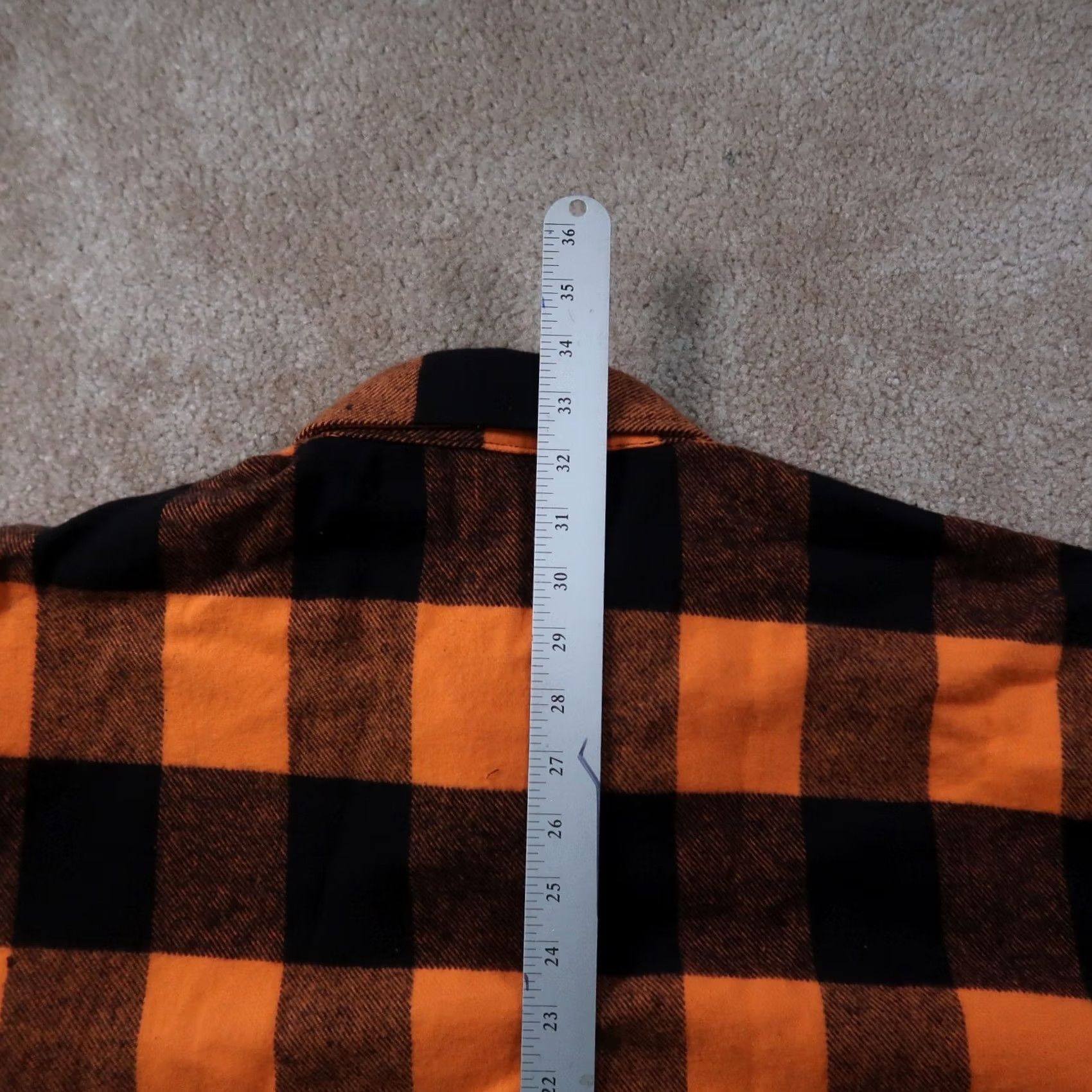 Rothco Rothco Button-Up Flannel Shirt Men's 2XL Orange Plaid Long Sleeve Button Front Size US XXL / EU 58 / 5 - 7 Thumbnail