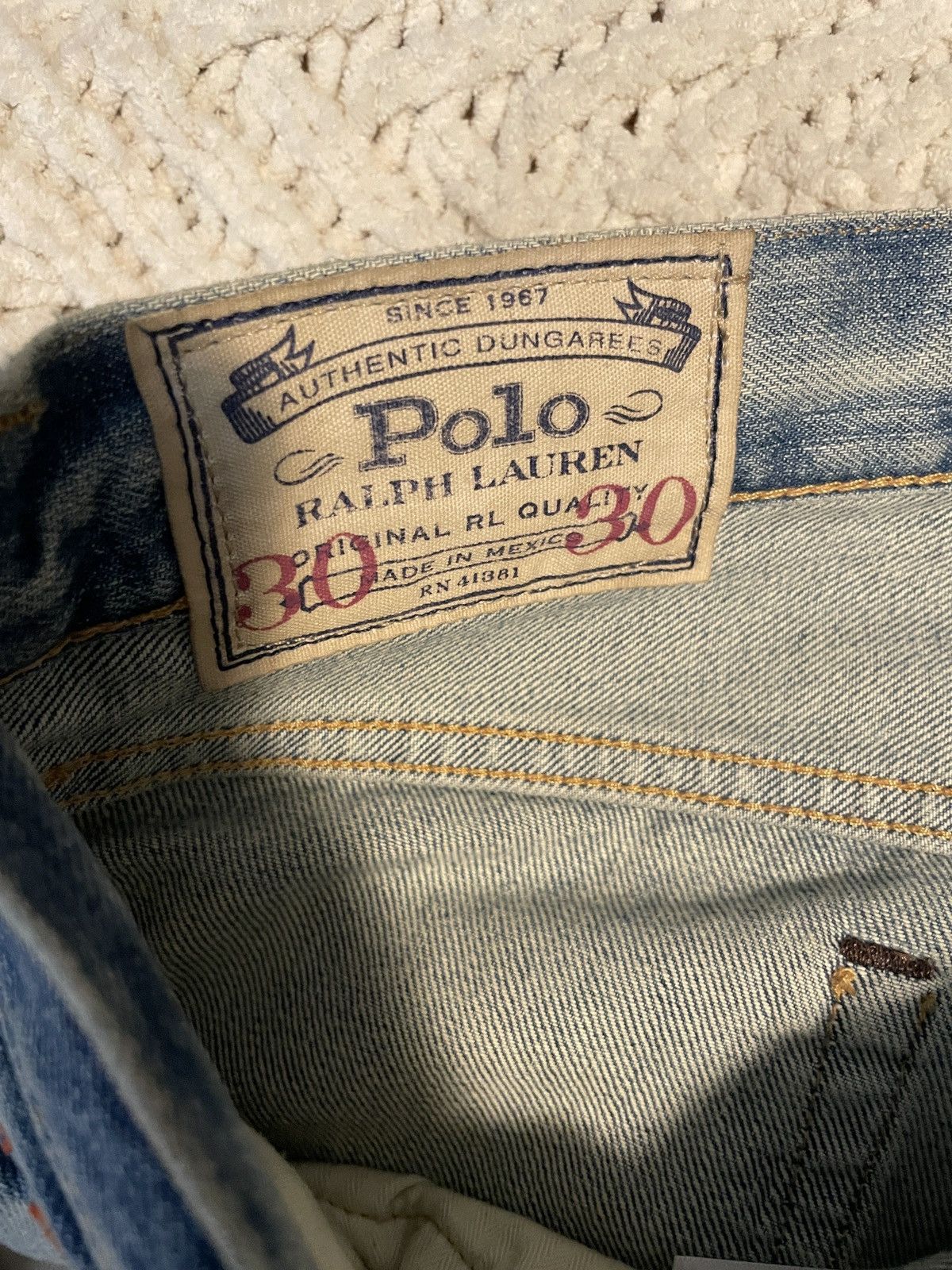 Ralph Lauren POLO DENIM - Light wash denim - Size 30x30 Size US 30 / EU 46 - 1 Thumbnail