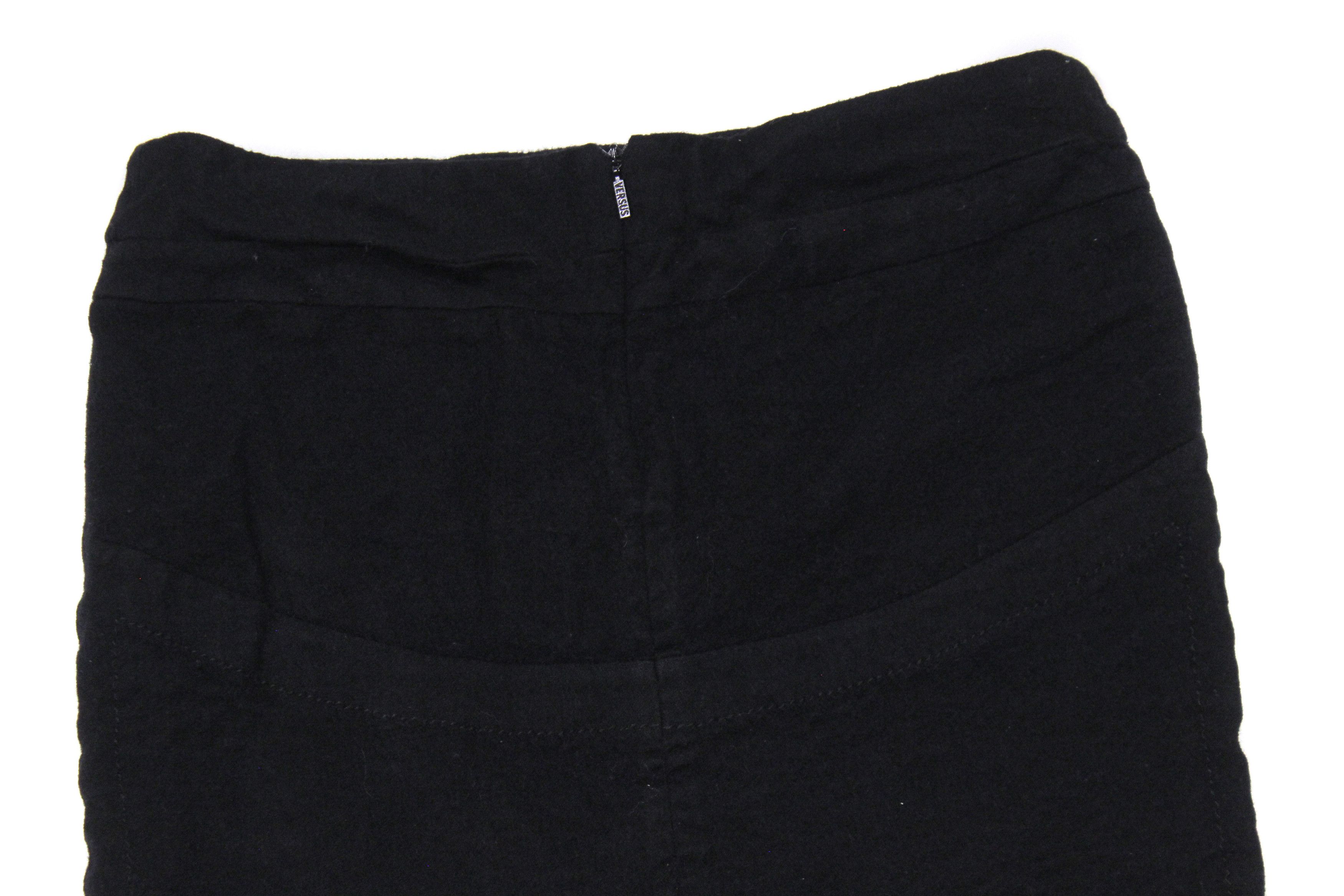 Versace Wool Skirt Vintage Size 28" / US 6 / IT 42 - 4 Thumbnail