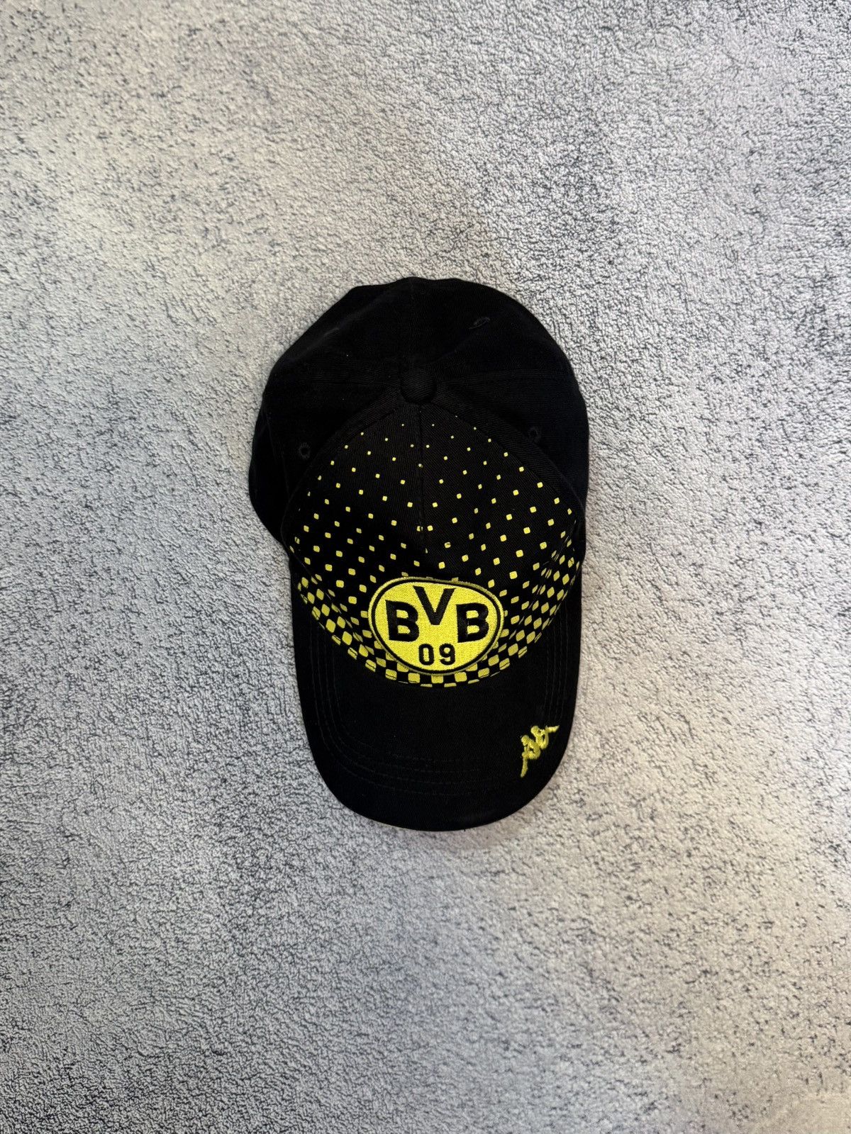 Kappa Vintage Borussia Dortmund BVB 09 Kappa Cap Hat Logo Football Size ONE SIZE - 6 Thumbnail