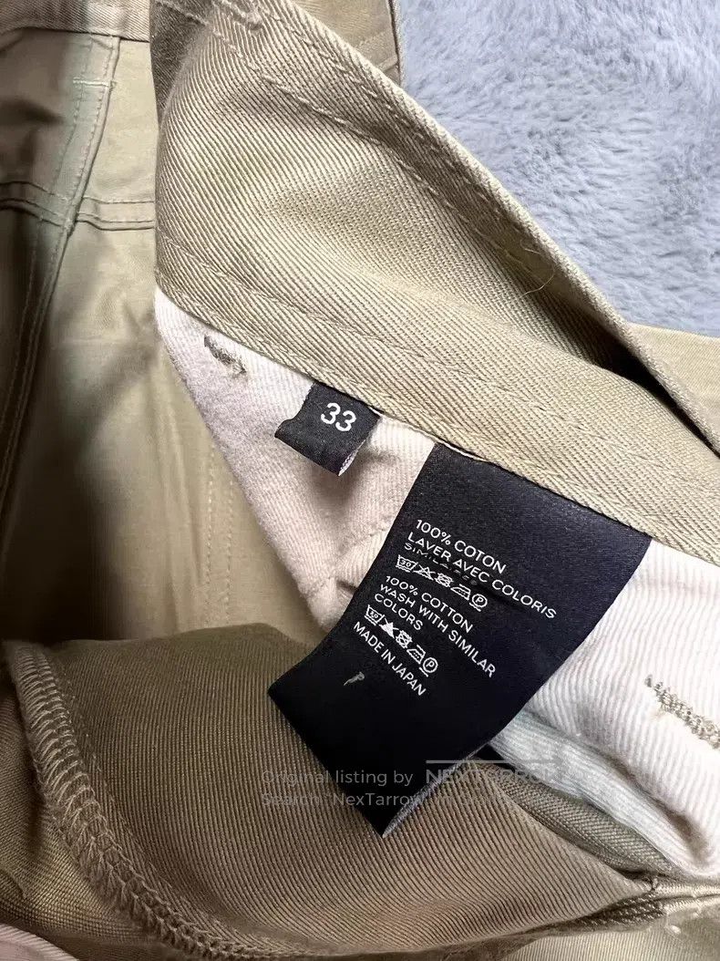 Celine Celine Khaki Straight Leg Casual Pants Size 33 i Size US 33 - 4 Thumbnail