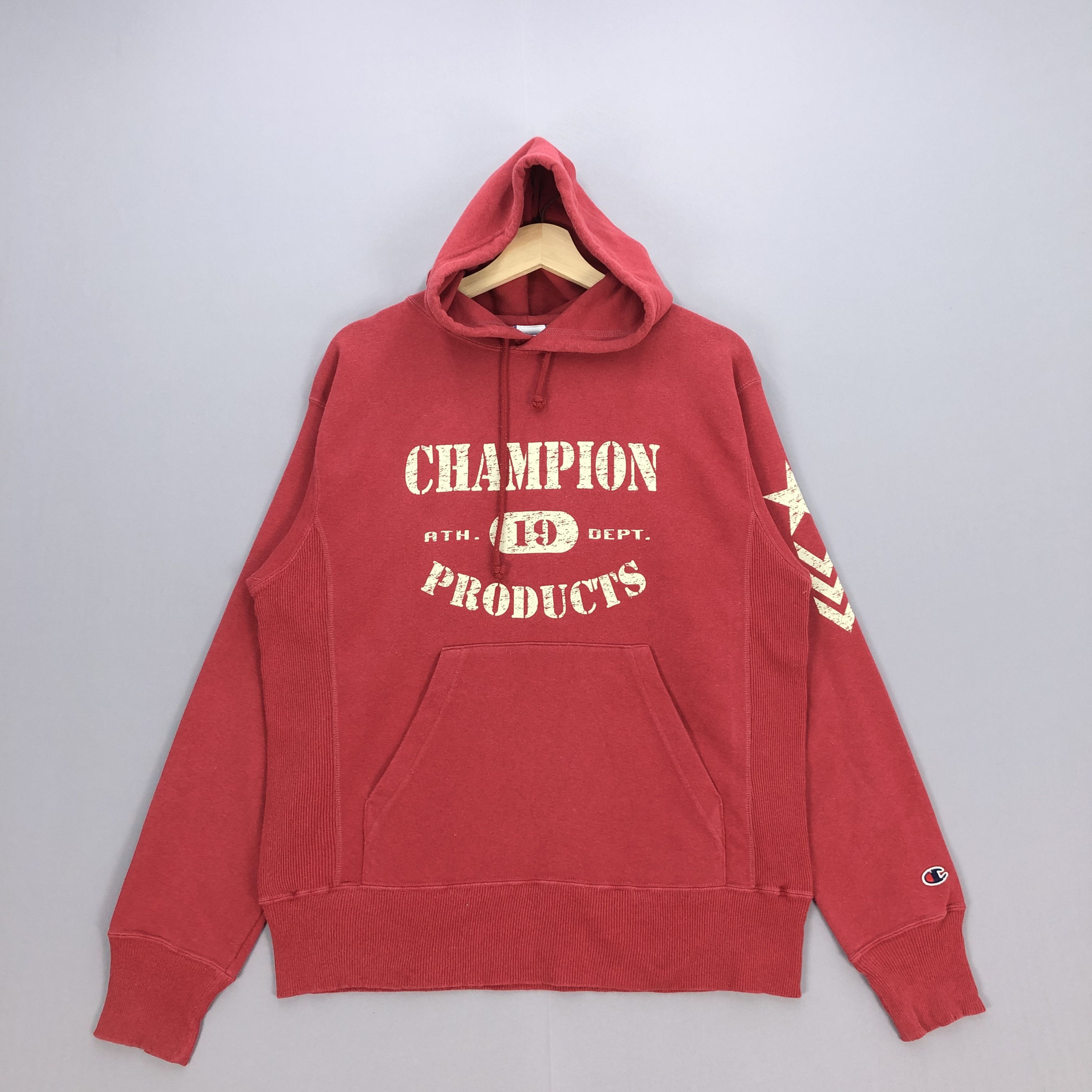 Champion × Vintage Vintage 90s Champion Sweatshirt Hoodie Champion Sweater Size US M / EU 48-50 / 2 - 2 Thumbnail