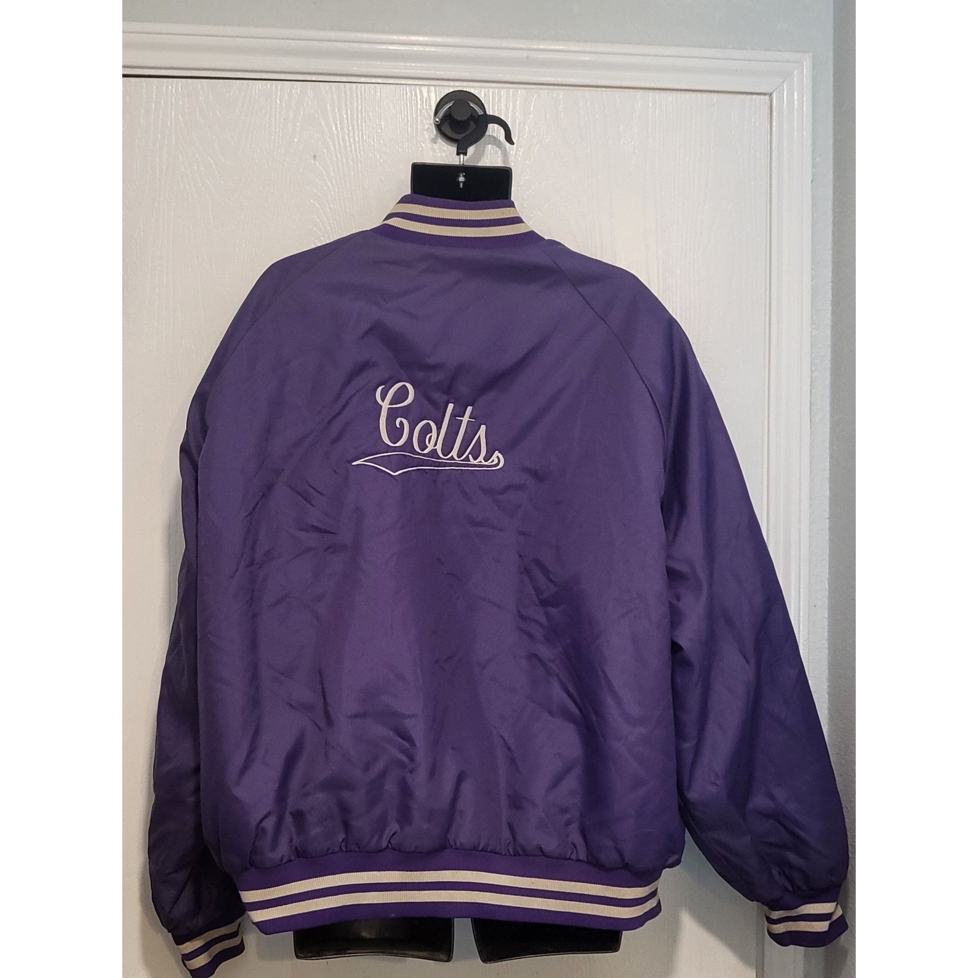 Vintage Vintage Westark USA Varsity Jacket Unisex Sz 3XL Purple 70S Size US XXL / EU 58 / 5 - 3 Thumbnail