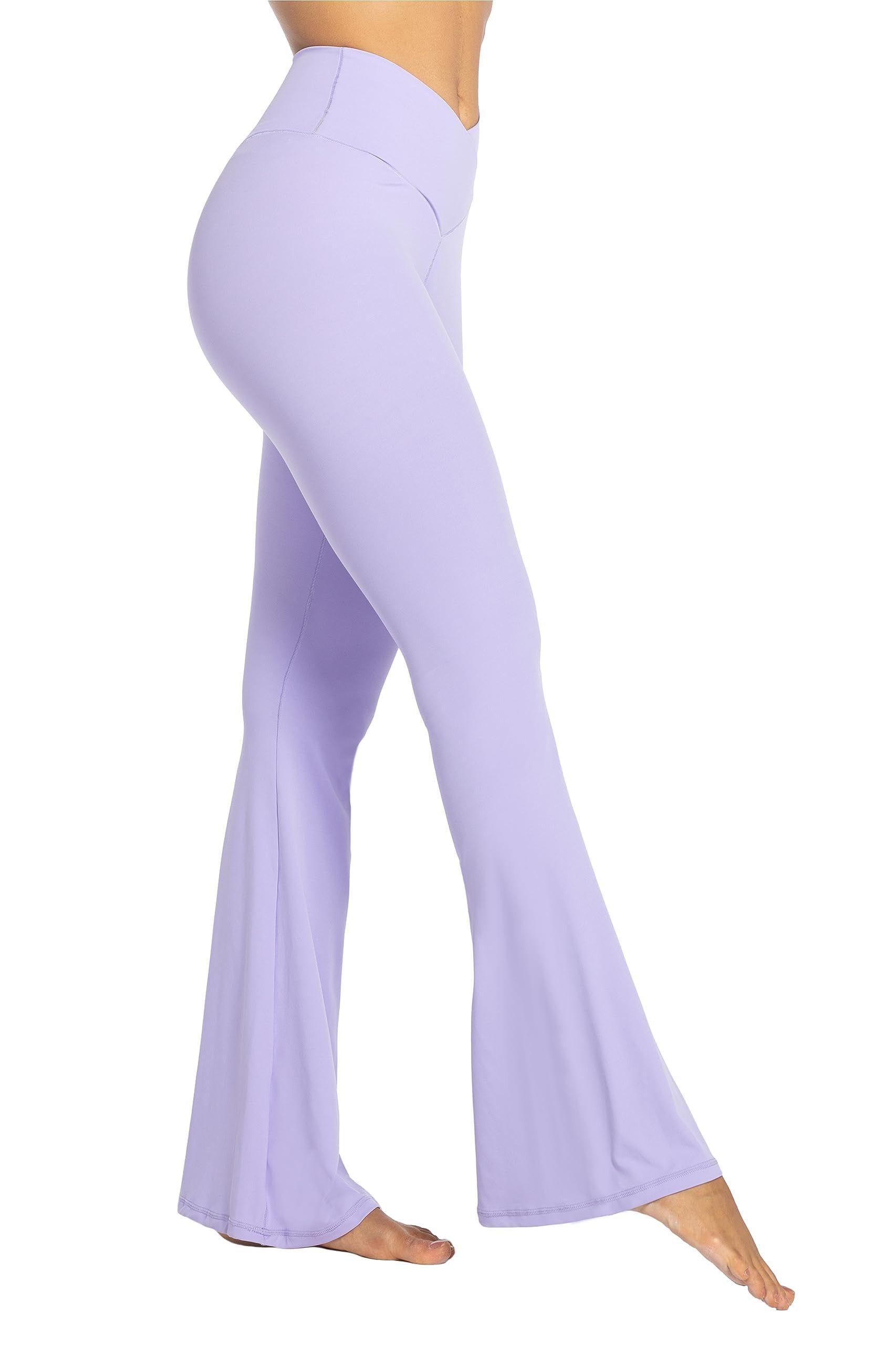 Other Flare Leggings, Crossover Yoga Pants with Tummy Control Size XS / US 0-2 / IT 36-38 - 3 Thumbnail